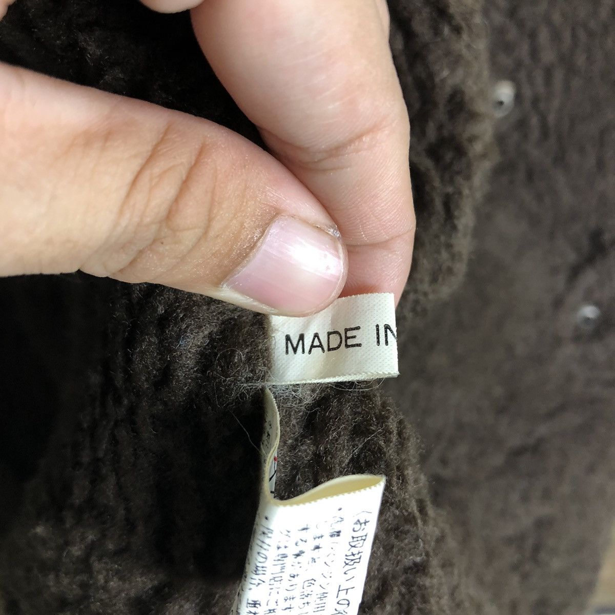 Japanese Brand 📌 Biker Leather Jacket Double Collar Shearling Issey Miyake Size US M / EU 48-50 / 2 - 18 Thumbnail