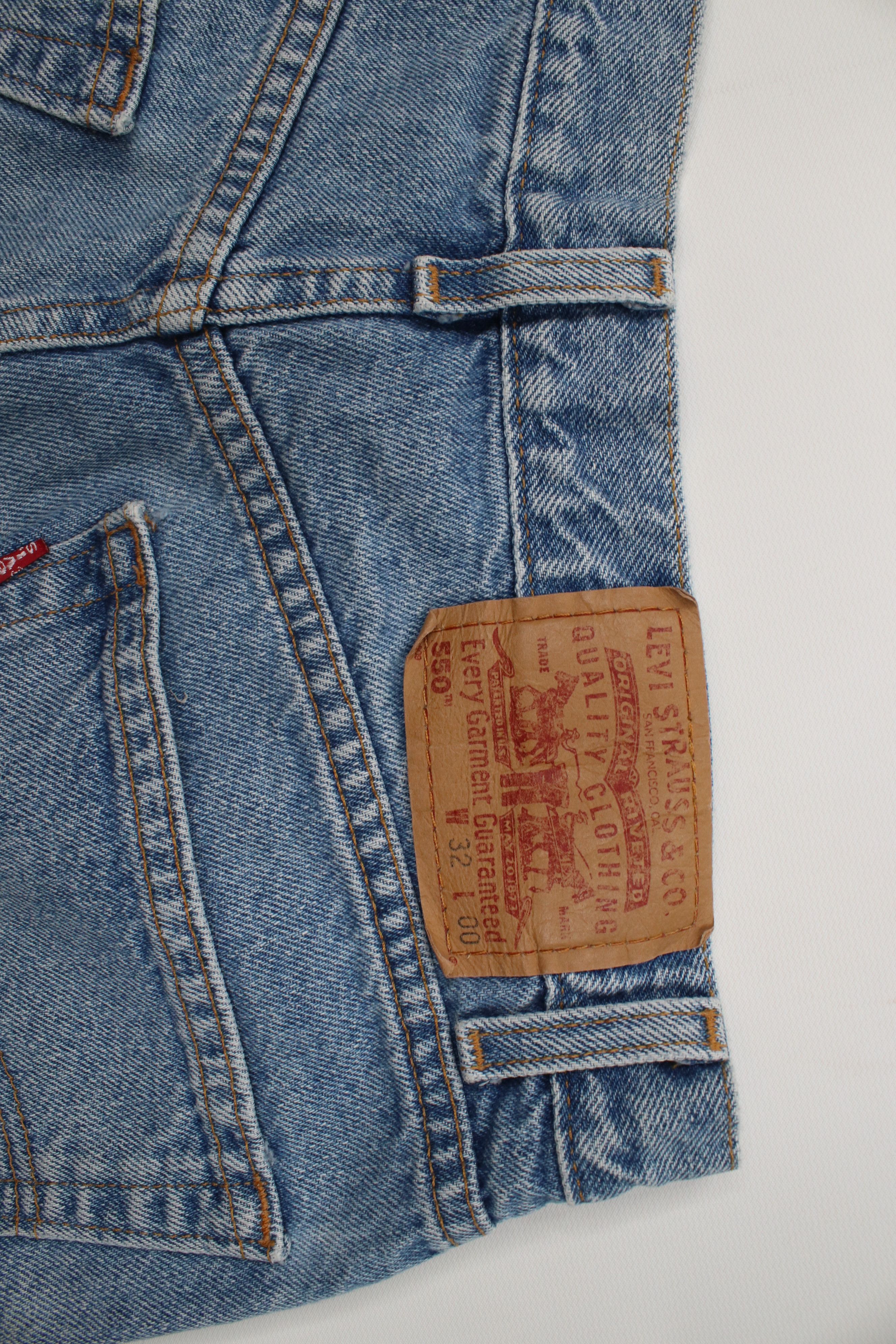 Levi's Vintage Y2K 2001 Levis 550 Fit Denim Jean Shorts Jorts Size US 32 / EU 48 - 16 Thumbnail