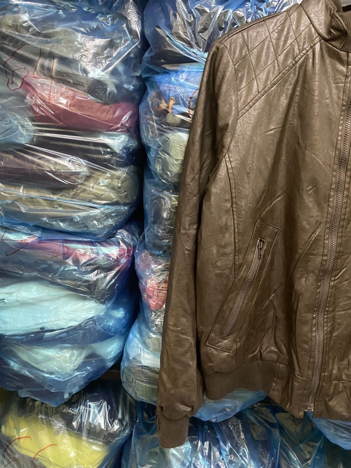 April 77 Vintage April 77 Quilted Brown Leather Biker Jacket Ribben Size US S / EU 44-46 / 1 - 5 Thumbnail