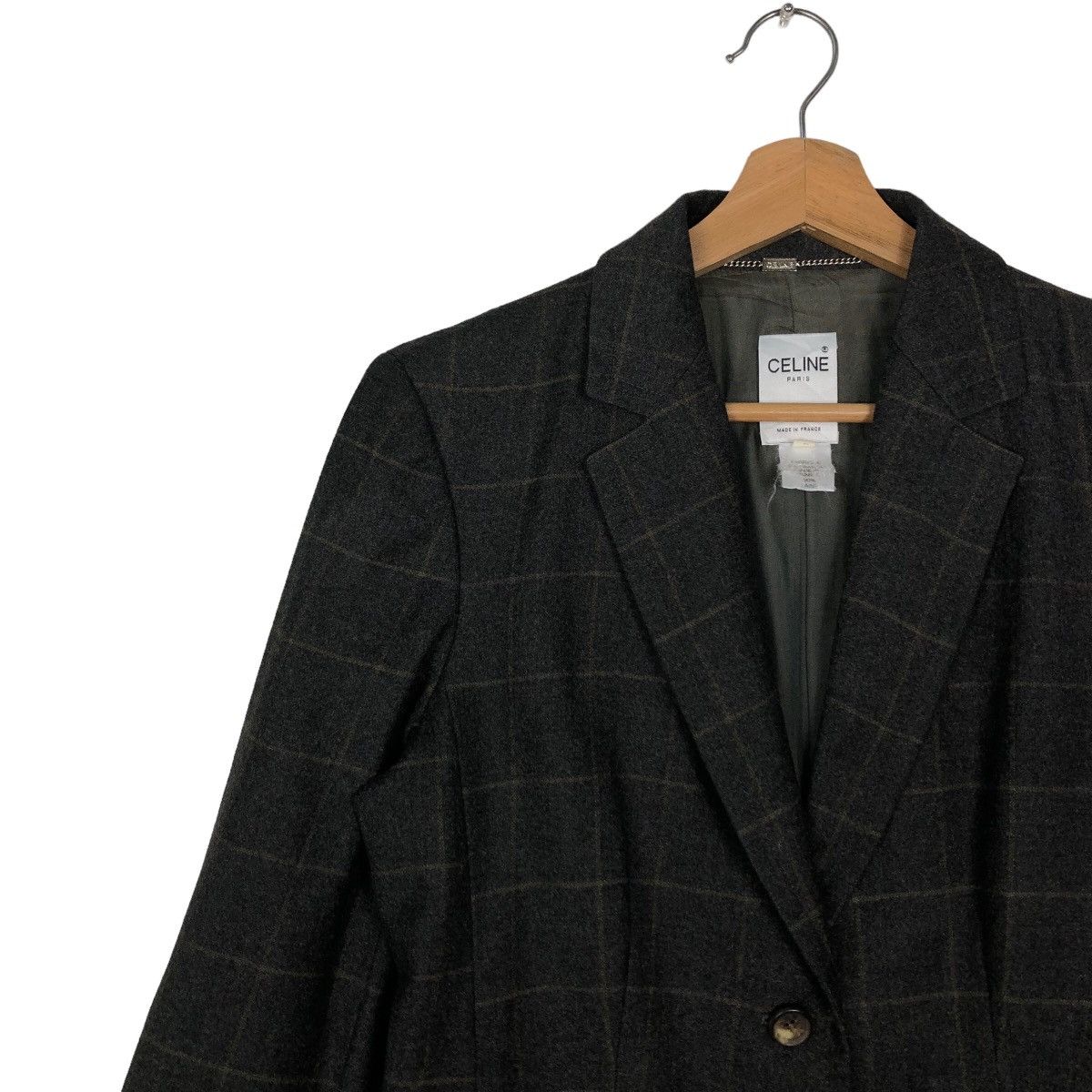 Celine 🔥Celine Paris Made in France Striped Blazer Size S / US 4 / IT 40 - 6 Thumbnail