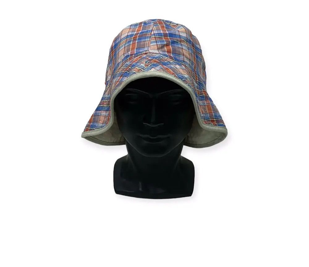 Japanese Brand × Vintage Japanese Brand Plaid Tartan Bucket Hat Size ONE SIZE - 1 Thumbnail
