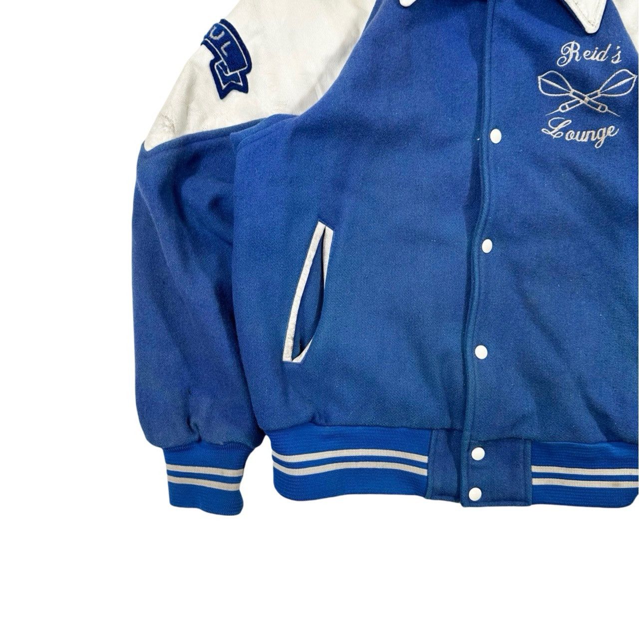 Vintage Vintage 90s Reids Lounge Button Up Varsity Jacket Size US M / EU 48-50 / 2 - 3 Thumbnail