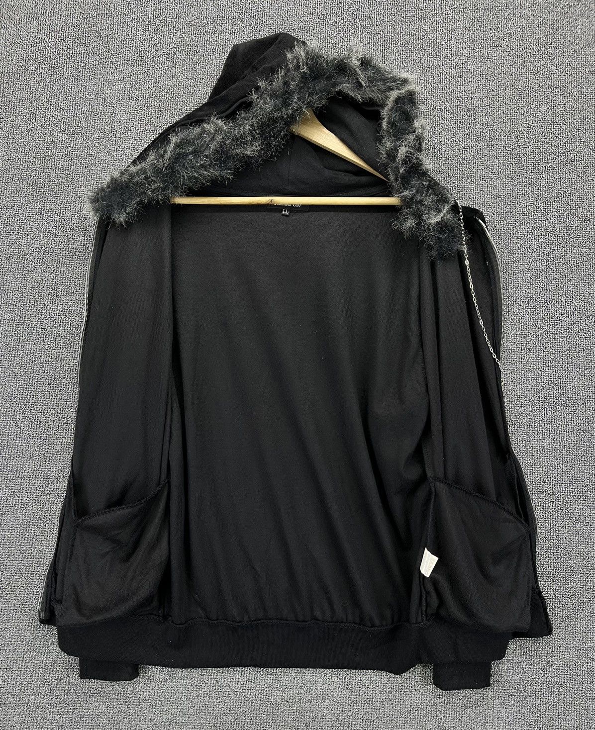 Japanese Brand Beaumont Carr Poem Punk Fur Hoodie Fleece Jacket Size US L / EU 52-54 / 3 - 6 Thumbnail