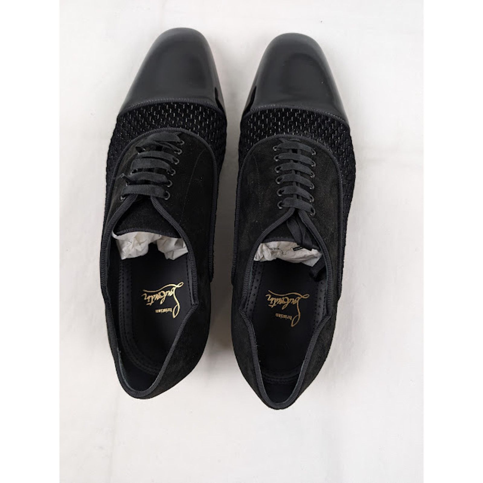 Christian Louboutin o1rshd1 Q:3 / Greggy Chick Flat Shoes in Black Size US 10 / EU 43 - 14 Thumbnail