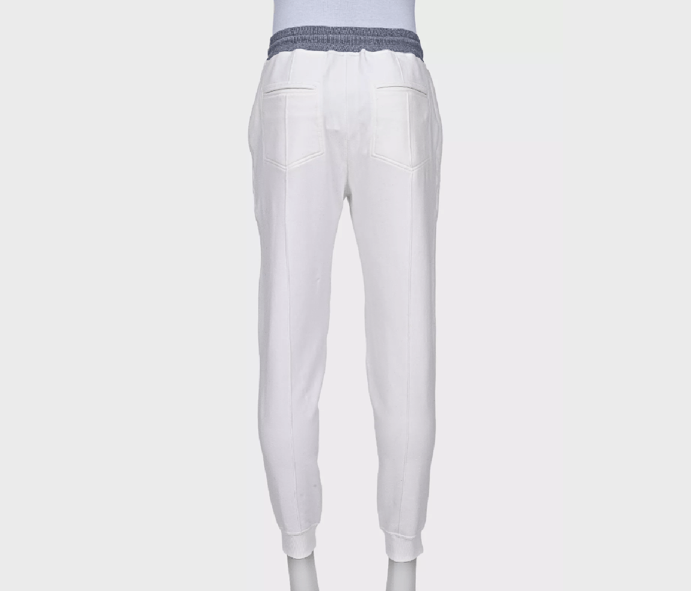 Brunello Cucinelli Brunello Cucinelli men’s white drawstring sweatpants Size US 32 / EU 48 - 3 Thumbnail