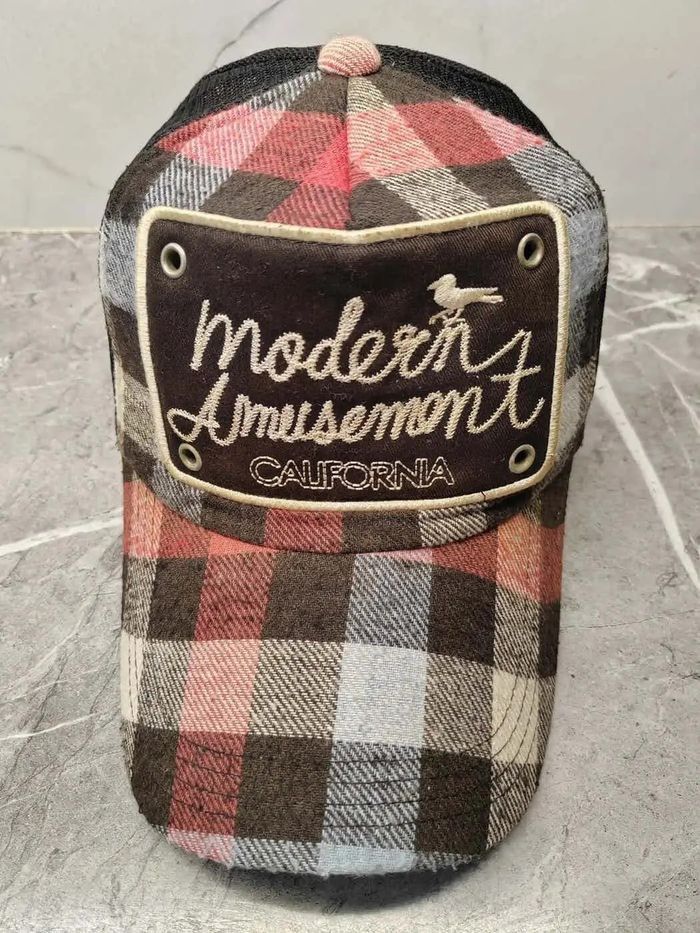 Modern Amusement Vintage Mordern Amusement California Trucker Hat Cap Size ONE SIZE - 2 Thumbnail