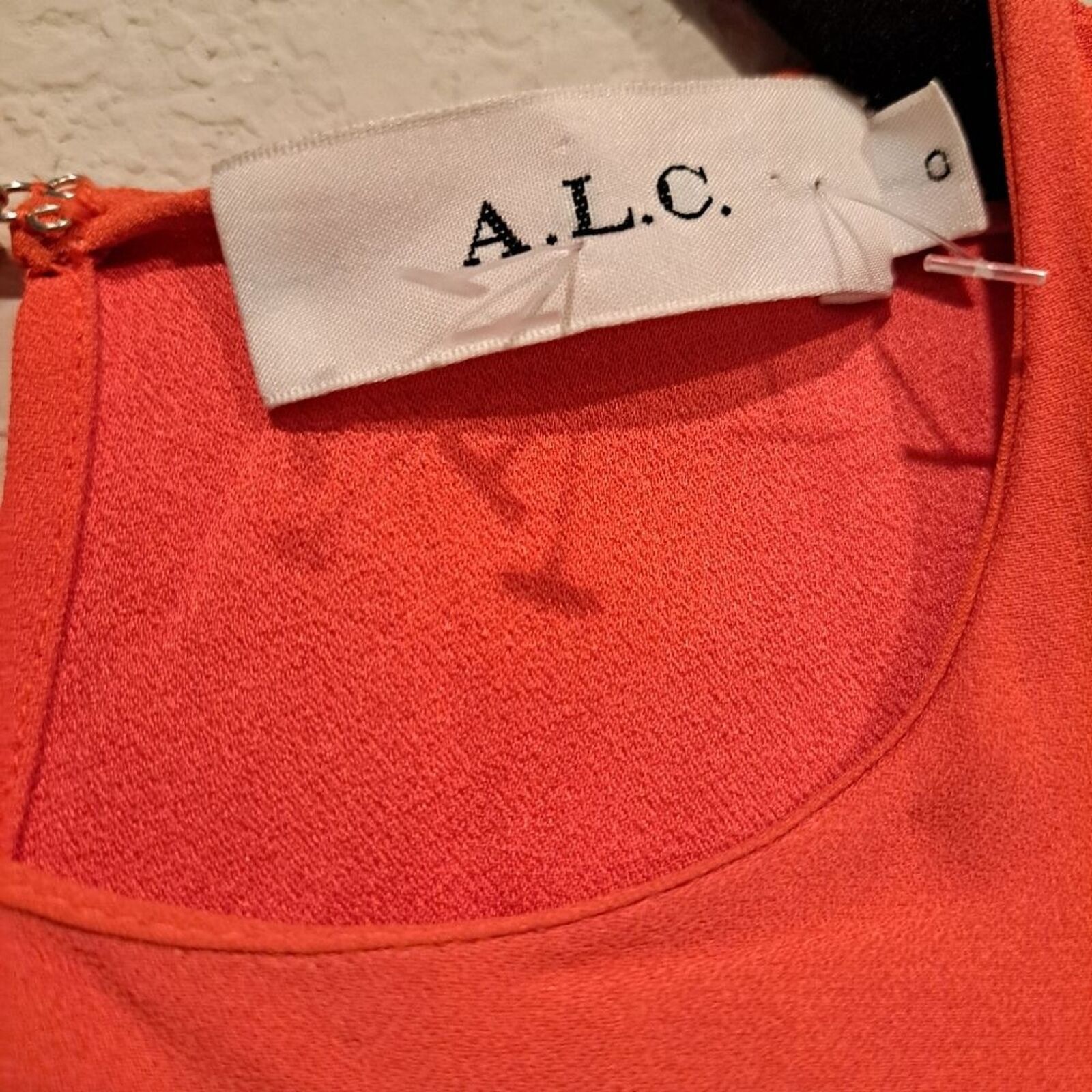 A.L.C. A.L.C. coral orange dress, sleeveless, waist bandeau, sz 0 Size XS / US 0-2 / IT 36-38 - 4 Thumbnail