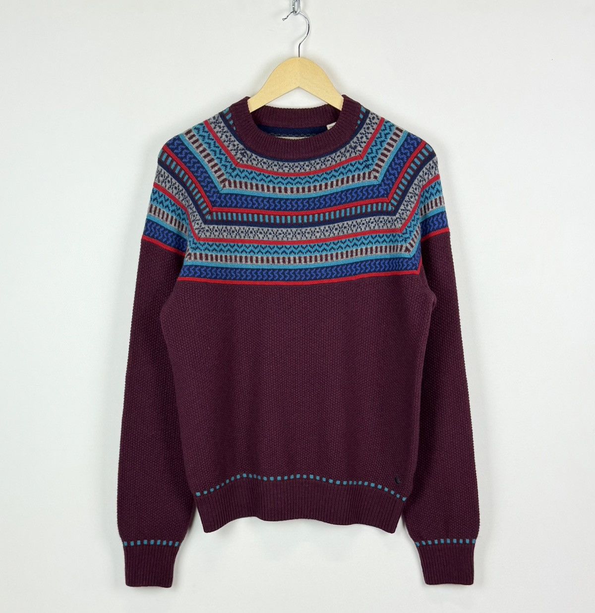 Jack Wills Jack Wills Knit Merino Wool Sweater Jumper Red Long Sleeve Size US M / EU 48-50 / 2 - 3 Thumbnail