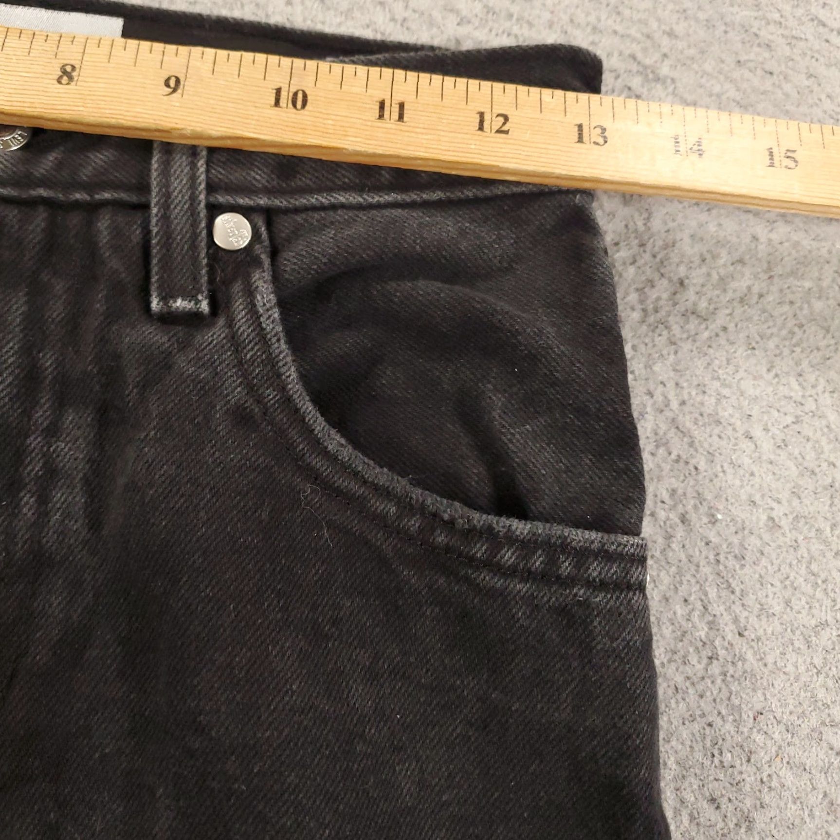Vintage VINTAGE Silvertab Jeans 24x31 Black Distressed 90s Levis Silvertab Slim Baggy Relaxed Women’s Jeans Size 42" / US 20 - 4 Thumbnail