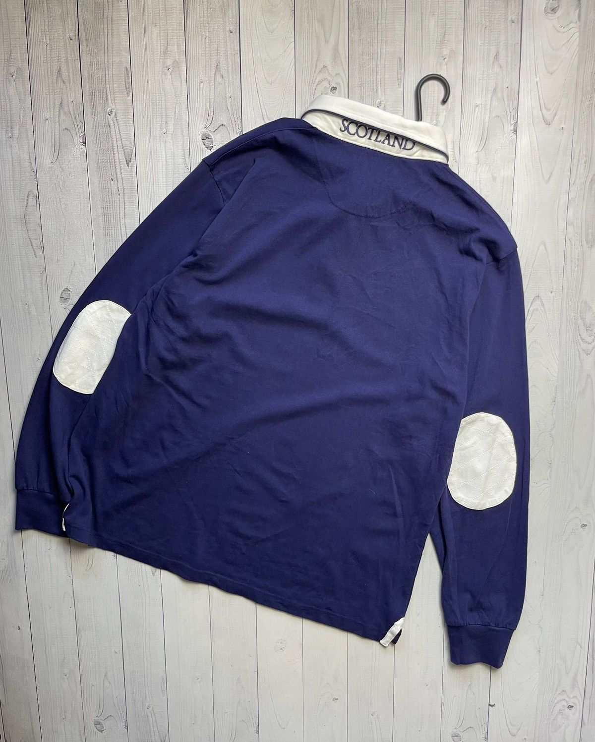 Vintage Vintage Scotland rugby jersey size XXXXL navy Size US XXL / EU 58 / 5 - 4 Thumbnail