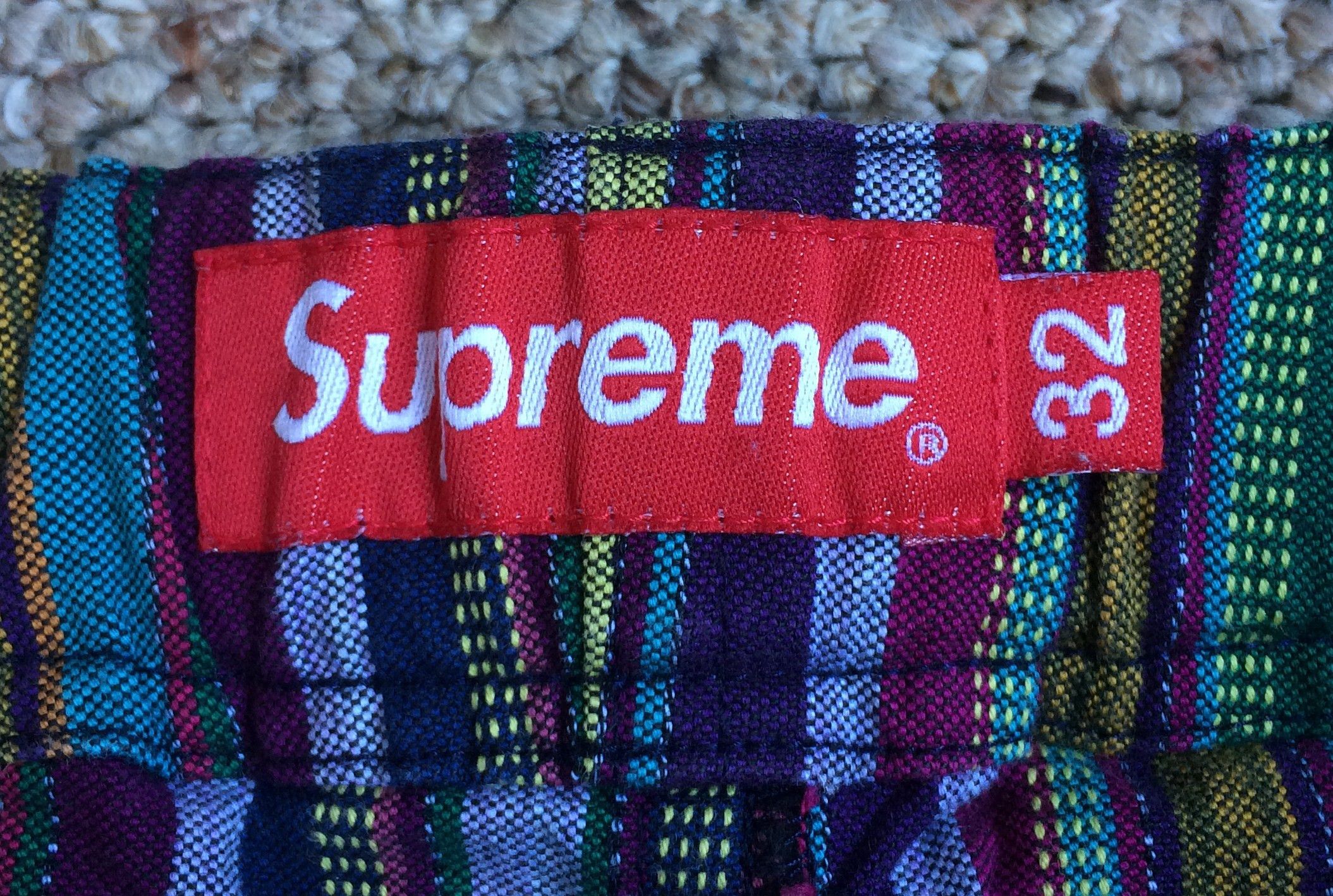 Supreme S/S 2014 Supreme Madras Belted Shorts Size US 30 / EU 46 - 3 Thumbnail