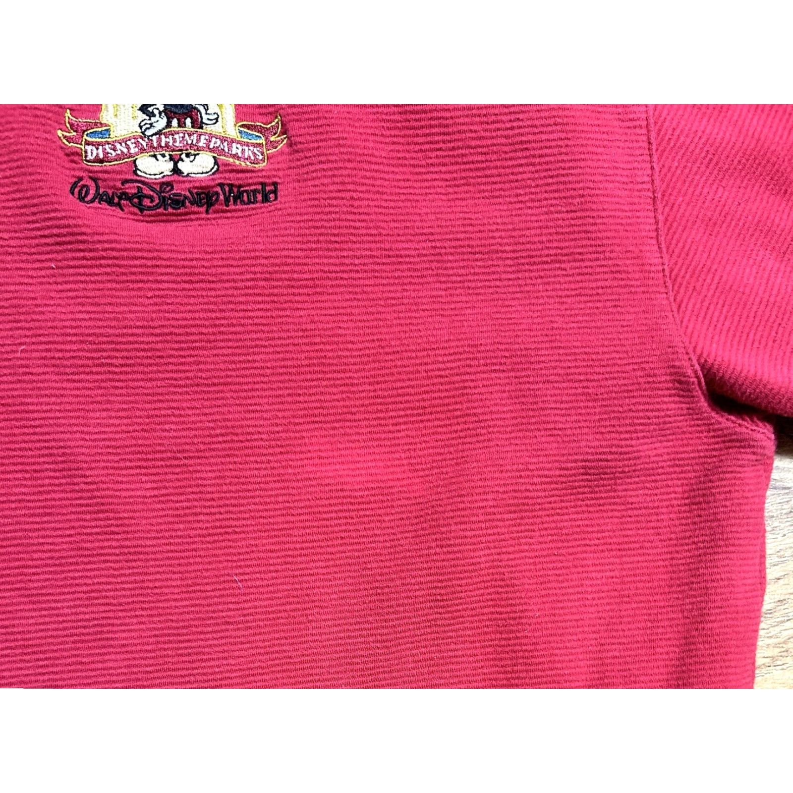 Disney VINTAGE Disney Walt World Men's Red Polo Shirt Sz 2XL Short Sleeve Mickey Mouse Read Polo Shirt VTG Size US XXL / EU 58 / 5 - 4 Thumbnail