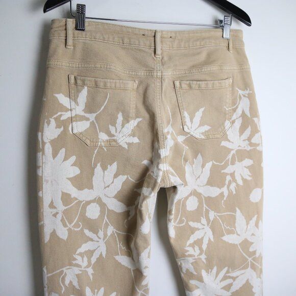 DOROTHEE SCHUMACHER Dorothee Schumacher Blurry Blooming Denim Pants Size 5 Size 32" / US 10 / IT 46 - 4 Thumbnail