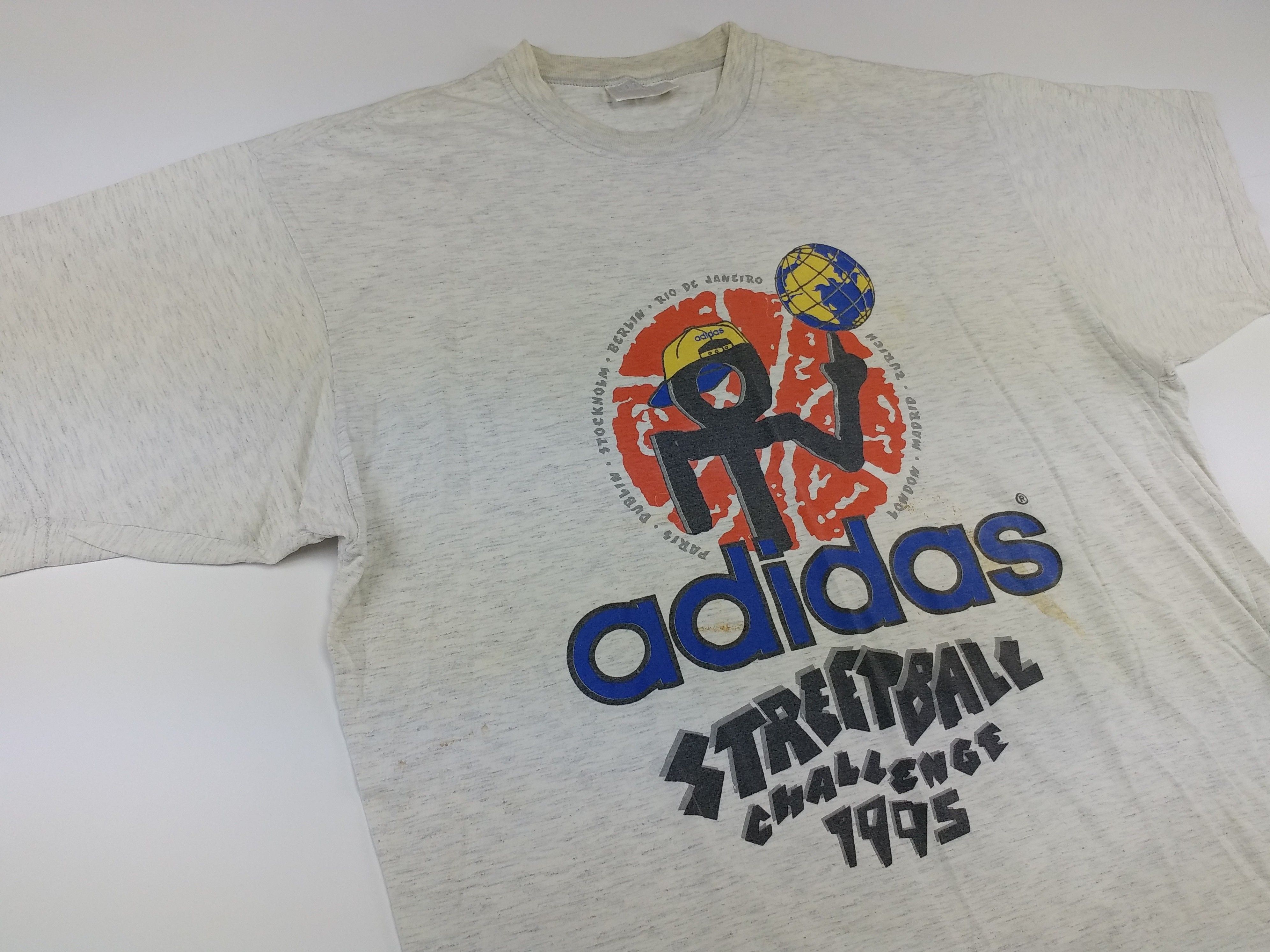 Adidas Adidas Streetball Challenge t-shirt, 1995, vintage hip hop L Size US L / EU 52-54 / 3 - 5 Thumbnail