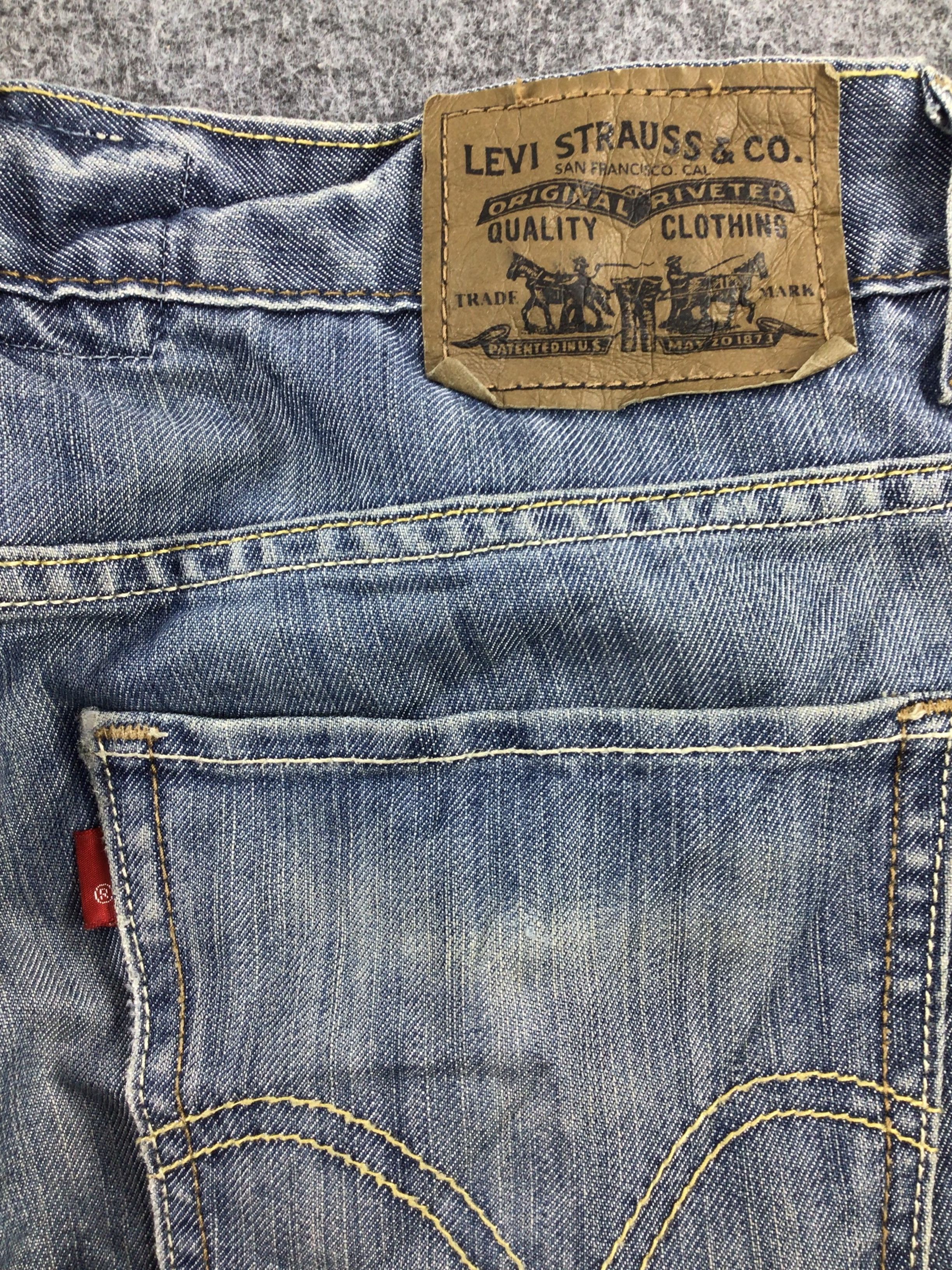 Levi's Vintage Levis 511 Jeans Faded Blue Skinny Jeans KJ248 Size US 31 - 5 Thumbnail
