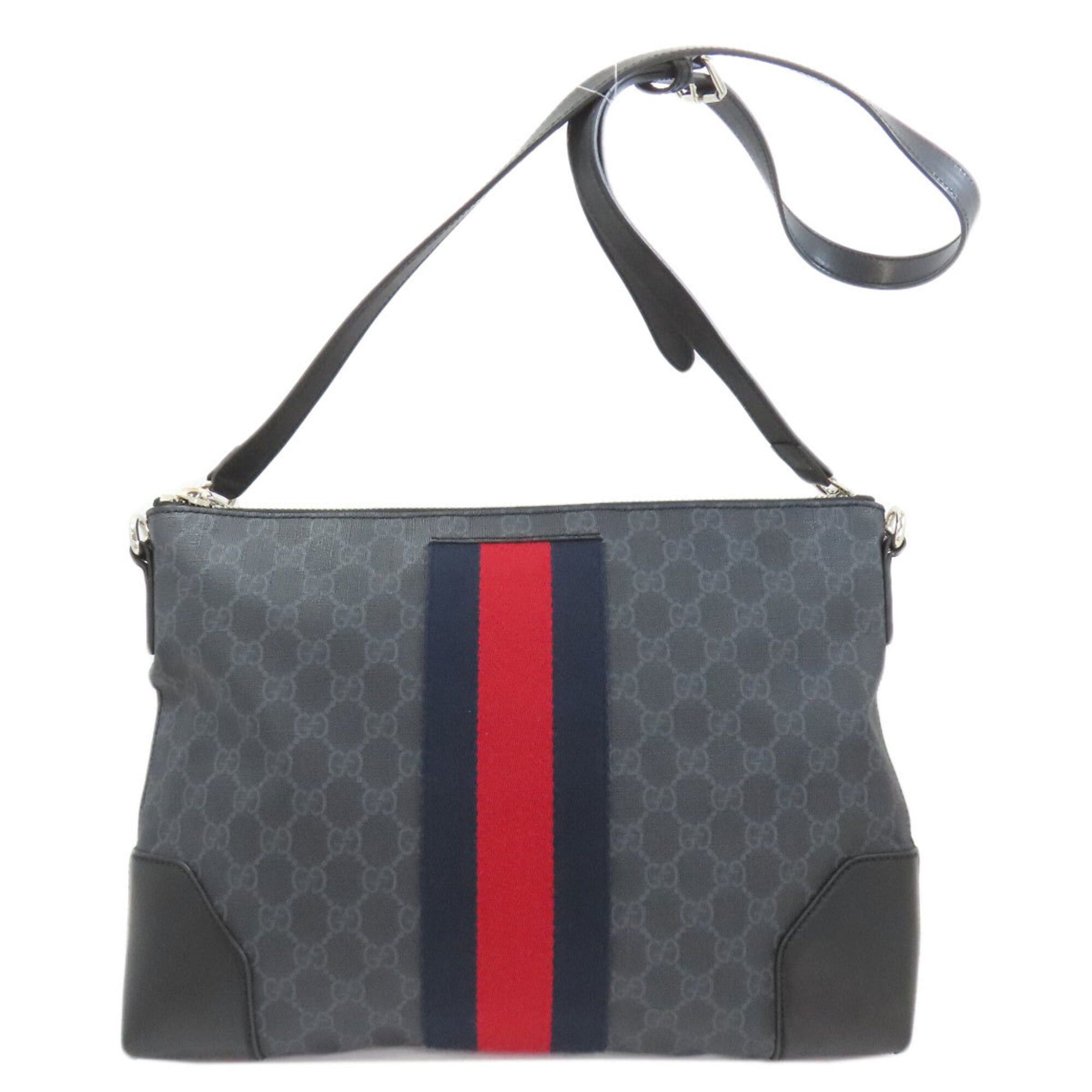 Gucci Gucci 474139 GG Supreme Messenger Shoulder Bag, PVC, Women's Size ONE SIZE - 1 Thumbnail
