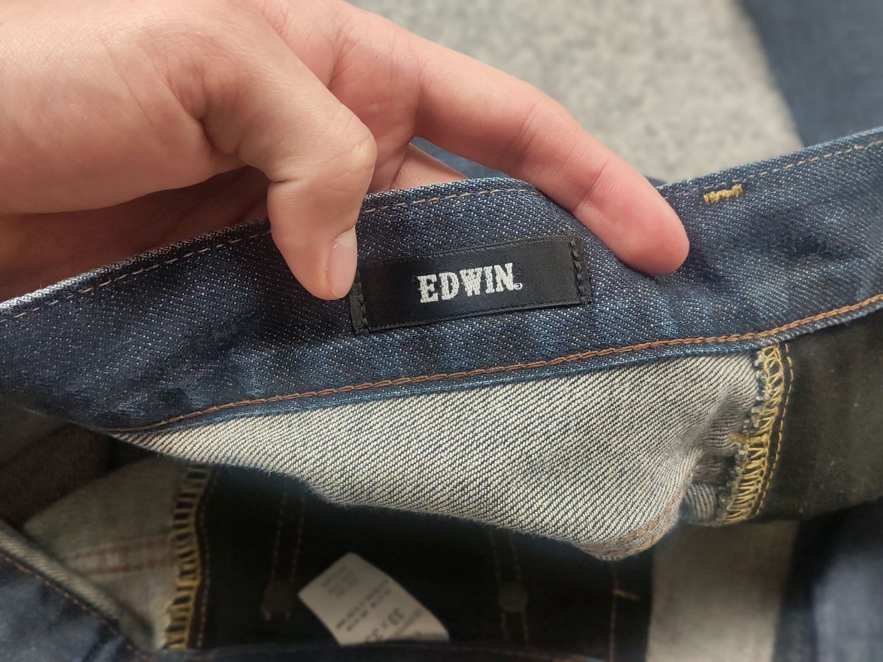 Edwin Edwin Vintage Japan Selvedge Distressed Denim Jeans ES505S Size US 33 - 16 Thumbnail