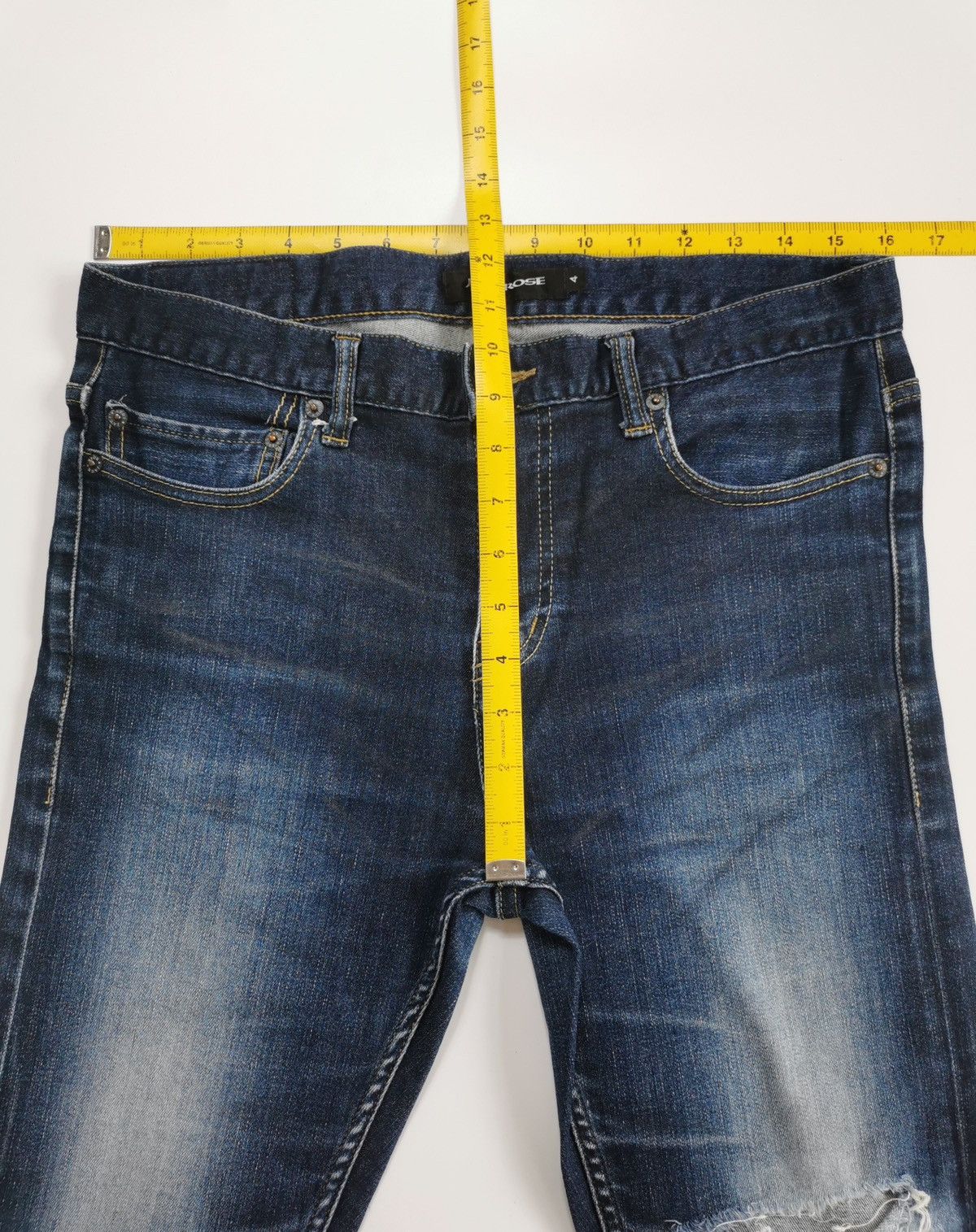 JACKROSE Jackrose Buffalo Bobs Whiskers Distressed Jeans Size US 32 / EU 48 - 13 Thumbnail