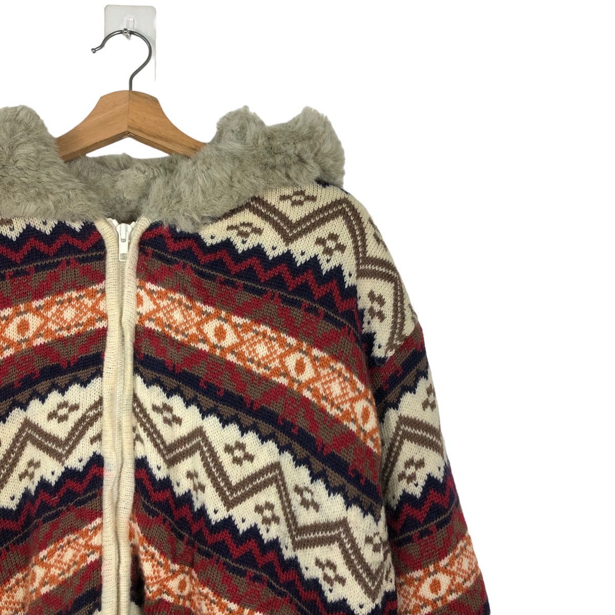 Hysteric Glamour 🔥90s Navajo Aztec Design Rio Brothers Striped Hoodie Winter Size US L / EU 52-54 / 3 - 6 Thumbnail
