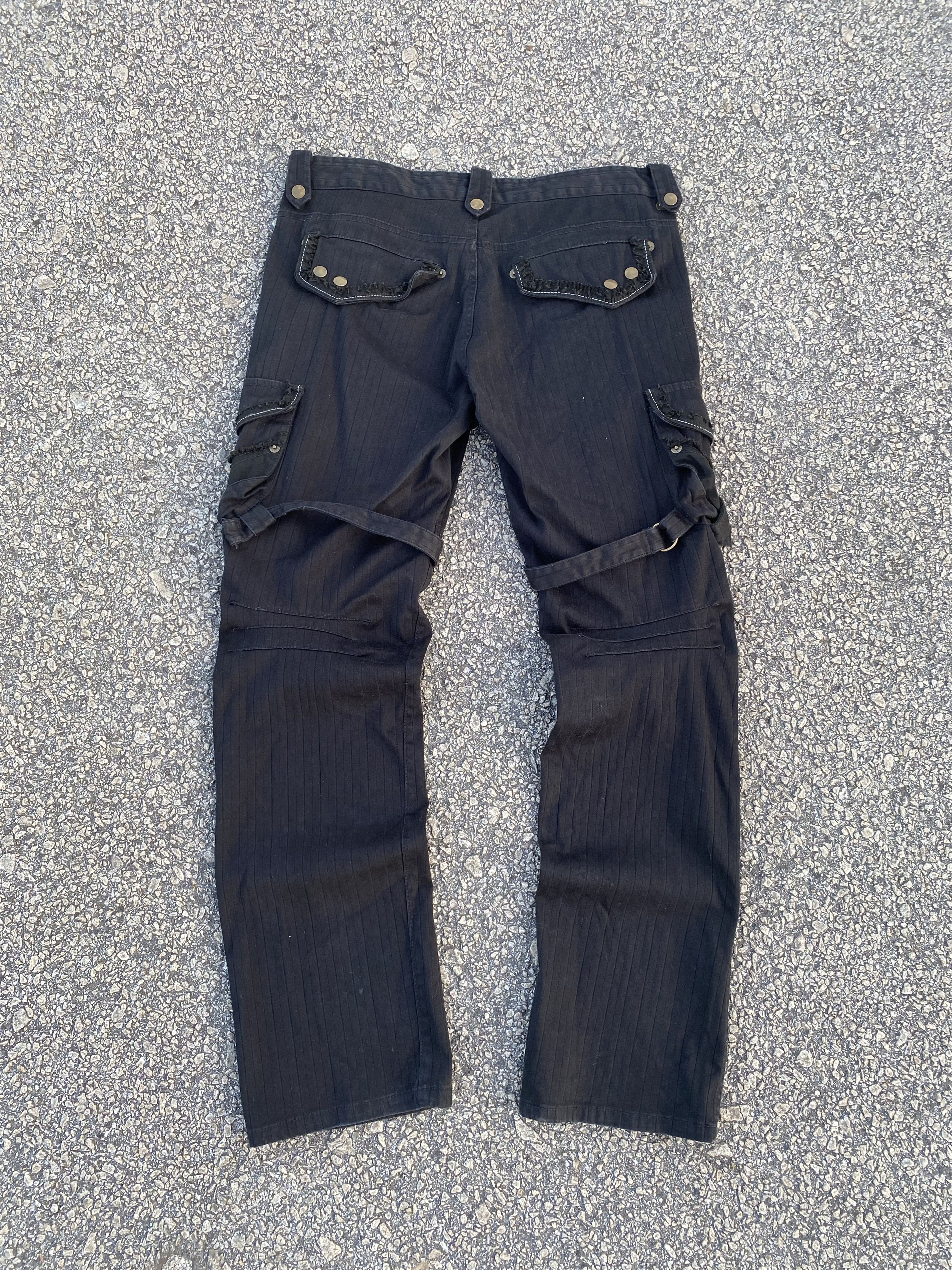 If Six Was Nine PUNK APESTEIN CARGO PANTS Size US 35 - 7 Thumbnail