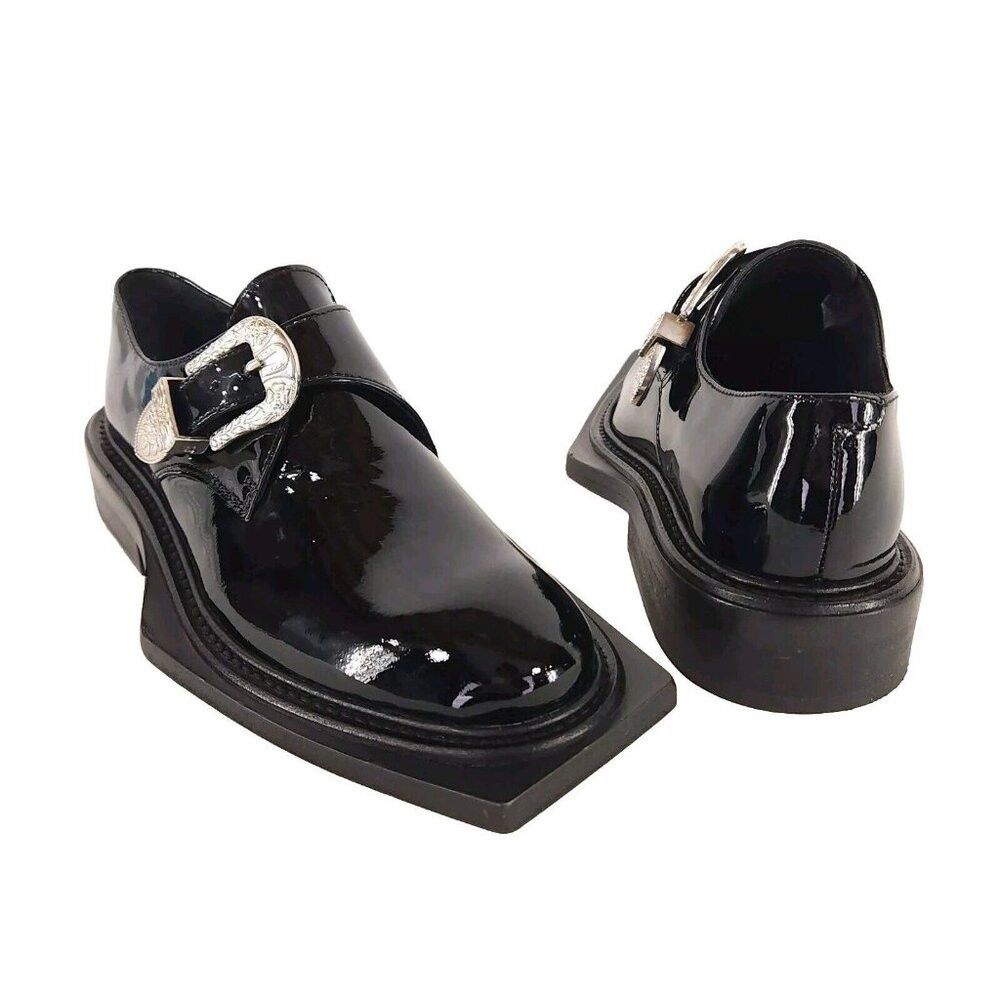 Martine Rose Martine Rose Patent Shoom Loafers 37 W7 Black New Size US 7 / IT 37 - 2 Thumbnail
