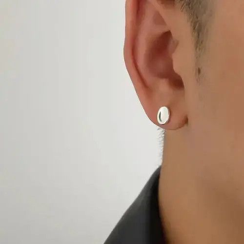 VIBE 100%925 silver vintage bean earrings Size ONE SIZE - 2 Thumbnail