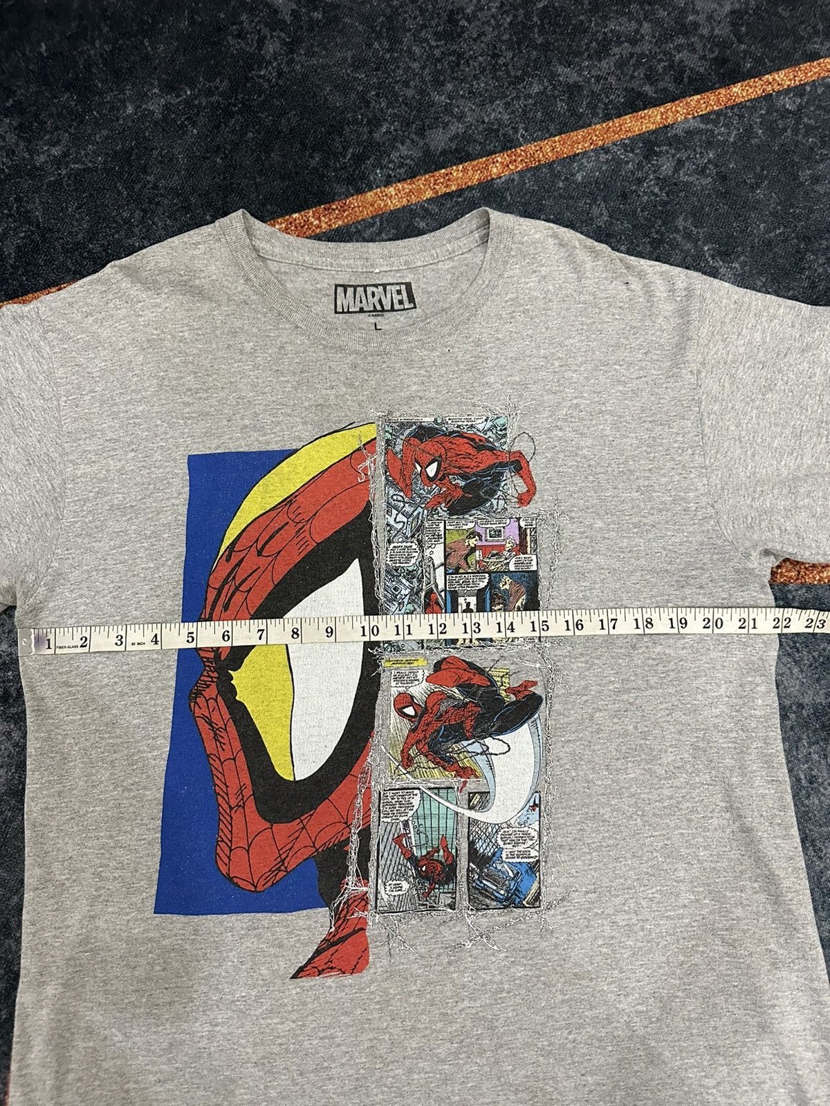 Anime × Marvel Comics Marvel Spiderman Printed Tshirt A68 Size US L / EU 52-54 / 3 - 8 Thumbnail