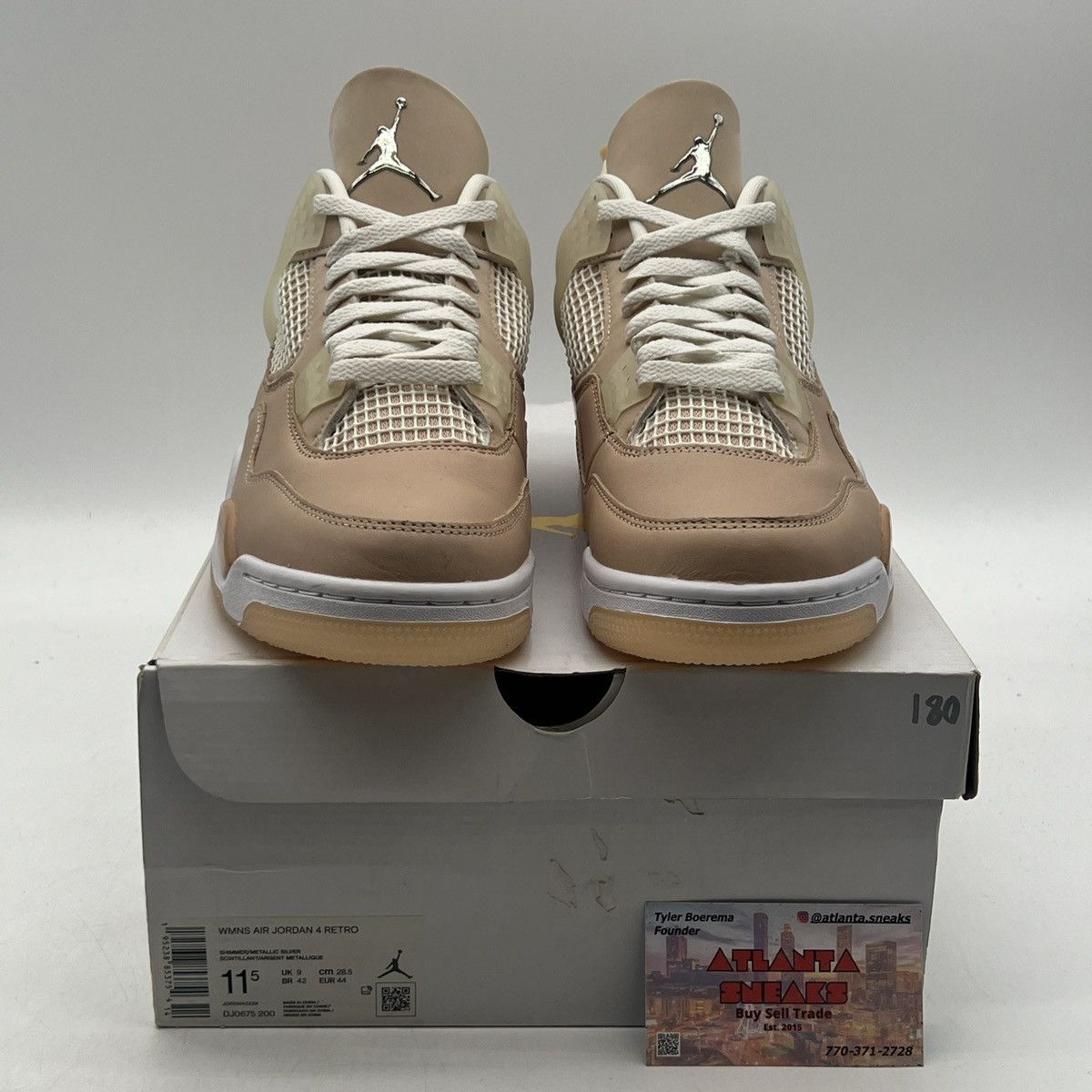 Jordan Brand Wmns air Jordan 4 shimmer Size US 11.5 / EU 44-45 - 3 Thumbnail