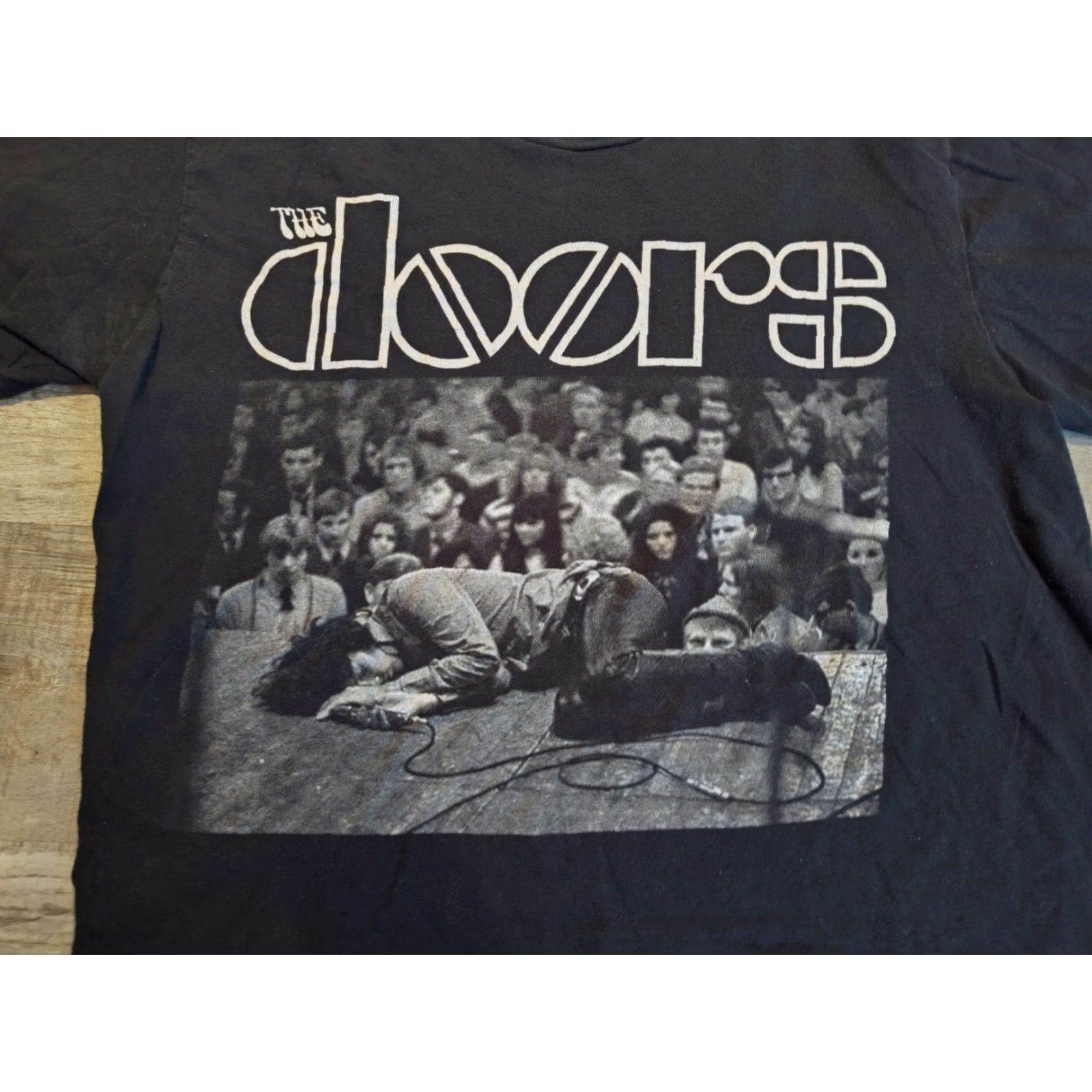 Vintage VINTAGE The Doors Band Shirt M Adult Medium Black Short Sleeve Crew Neck T-Shirt 60s 70s 80s Rock Mens Size US M / EU 48-50 / 2 - 4 Thumbnail