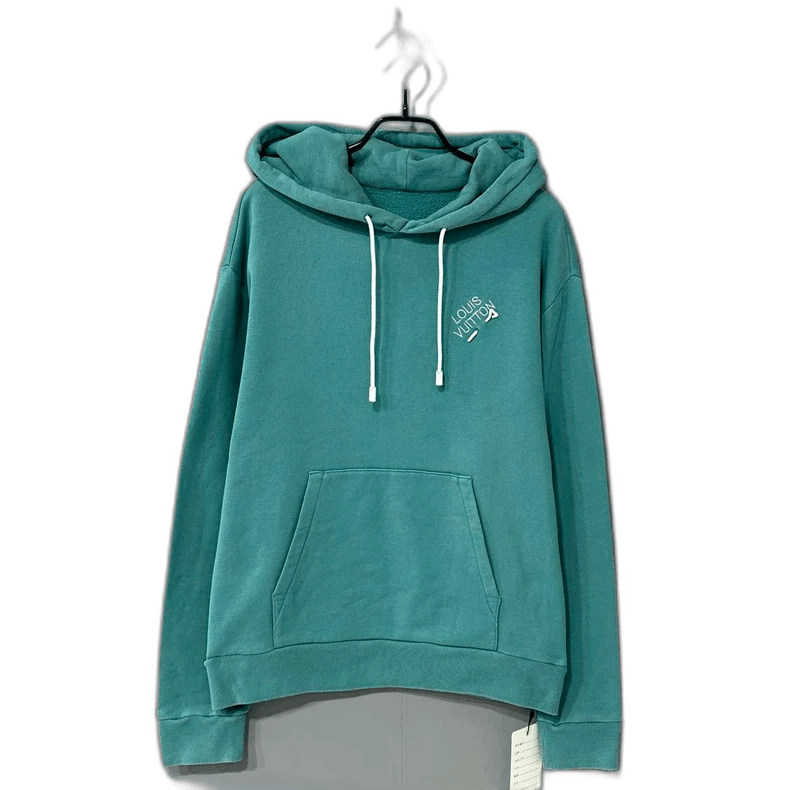 Louis Vuitton Louis Vuitton Aqua Hoodie with Logo -2505 Size M / US 6-8 / IT 42-44 - 1 Thumbnail