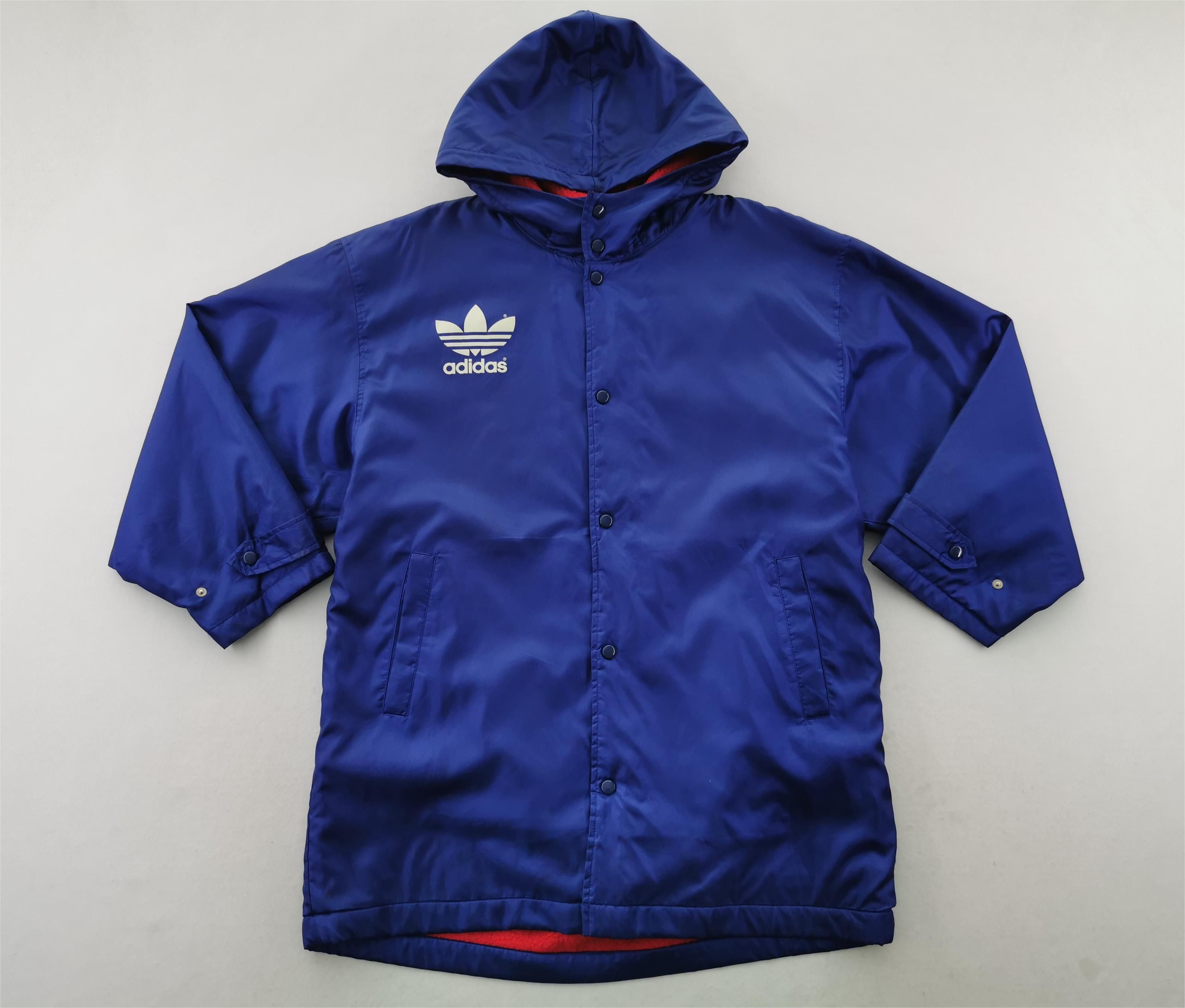 Adidas Vintage 90's Adidas Windbreaker Long Jacket Made In Japan Size US M / EU 48-50 / 2 - 3 Thumbnail