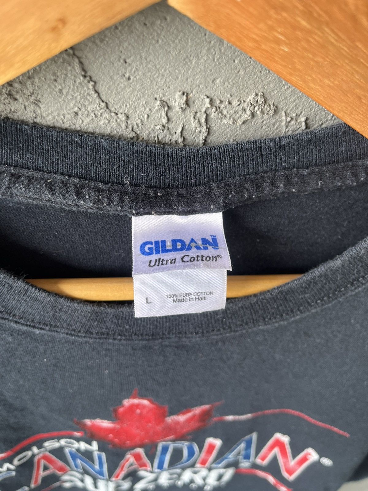 Vintage Vintage Molson Canadian Sub-Zero Navy T-Shirt Size US L / EU 52-54 / 3 - 3 Thumbnail