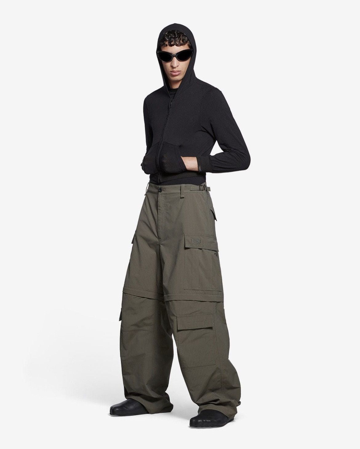 Balenciaga - Green Unity Sports Icon Light Cargo Trousers Size US 30 / EU 46 - 3 Thumbnail