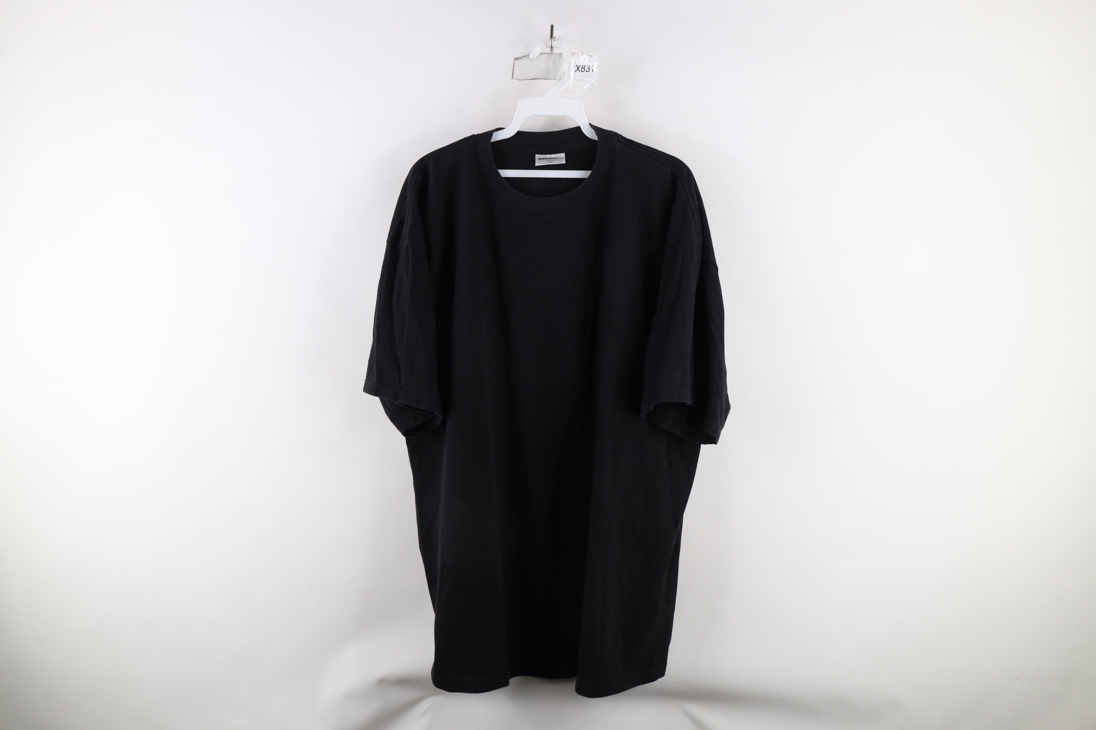 Vintage Vintage 90s Streetwear Short Sleeve T-Shirt Black Cotton Size US XXL / EU 58 / 5 - 1 Thumbnail