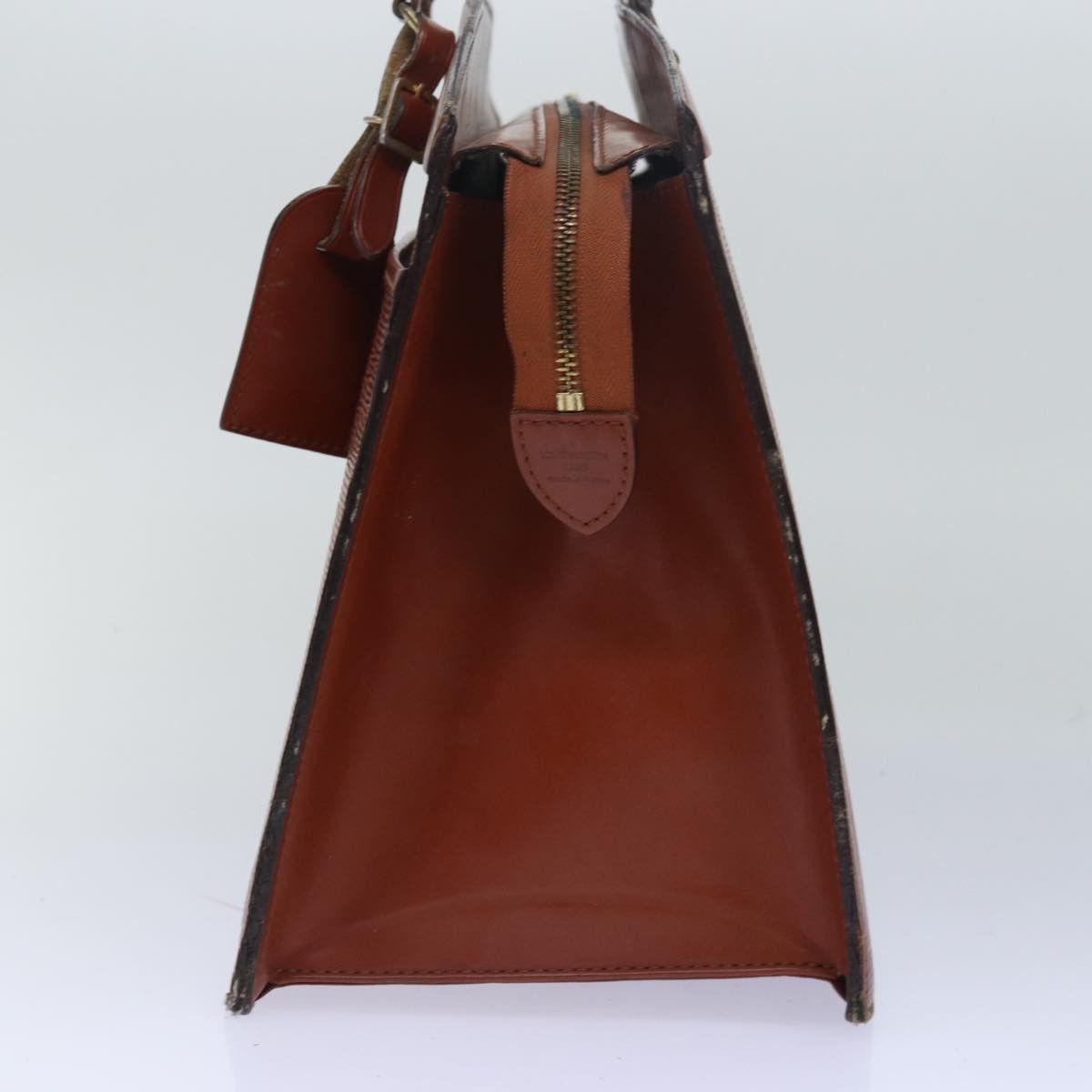 Louis Vuitton LOUIS VUITTON Epi Riviera Hand Bag Brown M48183 Size ONE SIZE - 5 Thumbnail
