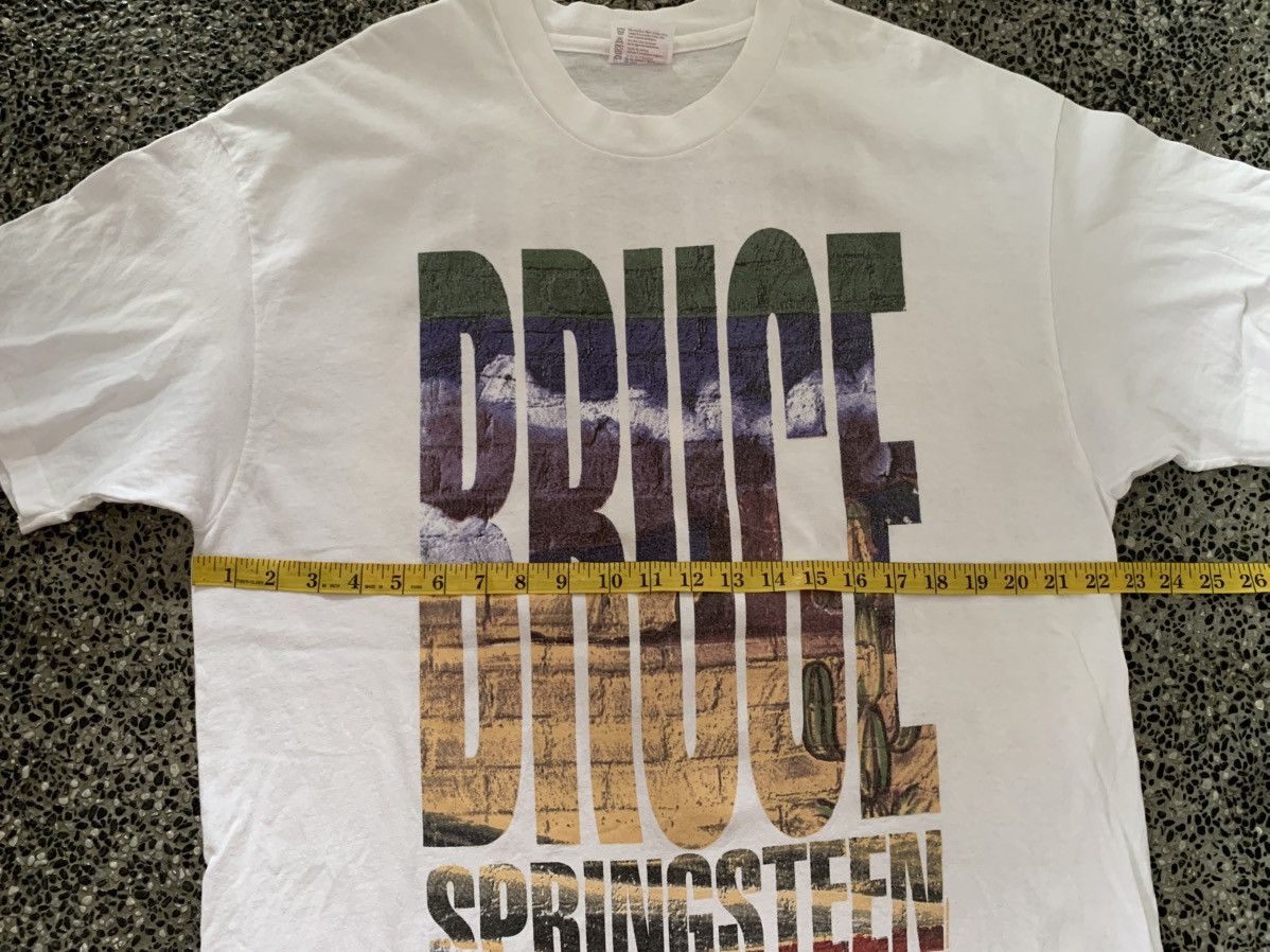 Vintage Vintage 90s Bruce Springsteen World Tour T shirt Size US XL / EU 56 / 4 - 9 Thumbnail