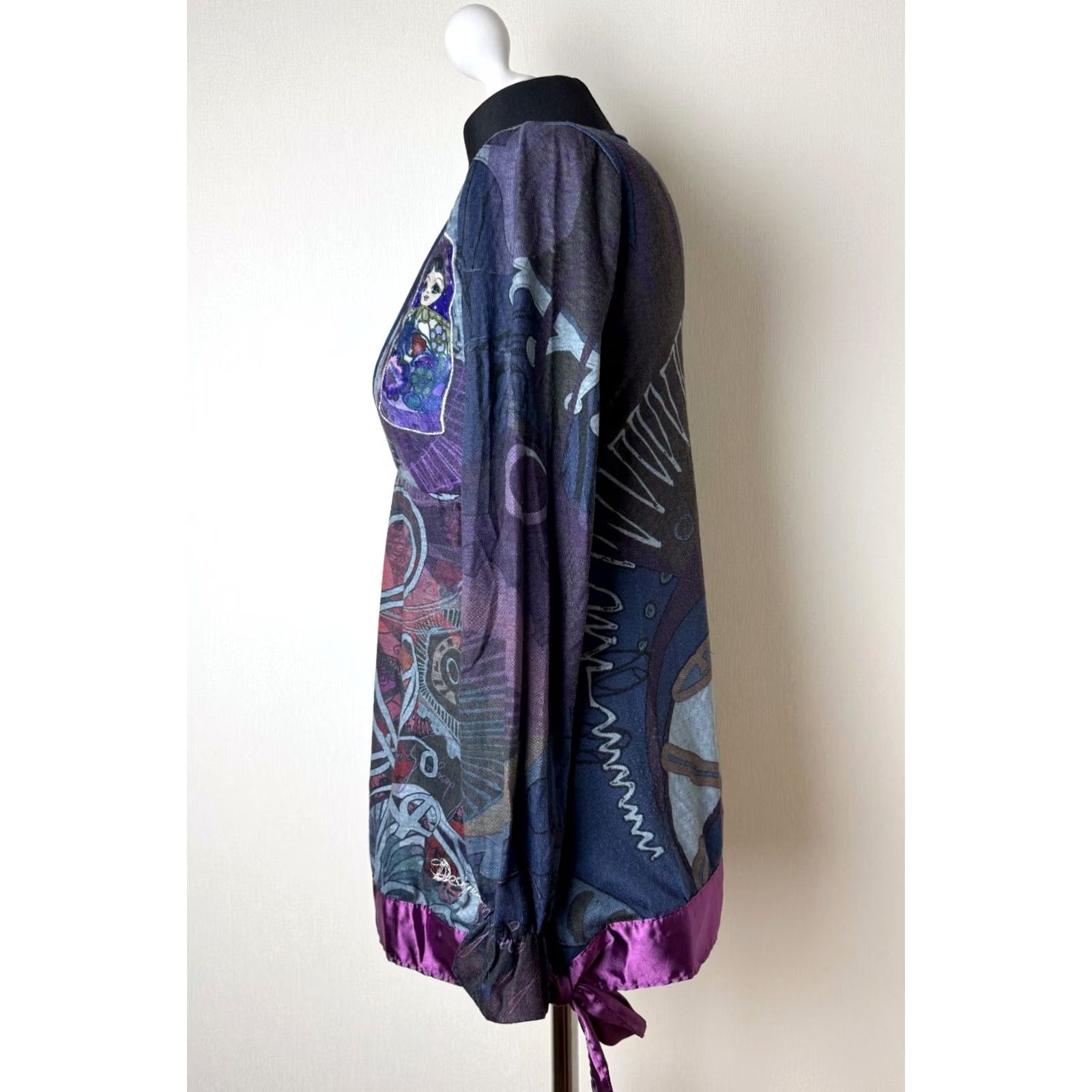 Desigual Desigual Shirt Tunic M Womens Multicoloured Long Sleeve Top Shirt Womens M Desigual Tunic Size M / US 6-8 / IT 42-44 - 6 Thumbnail
