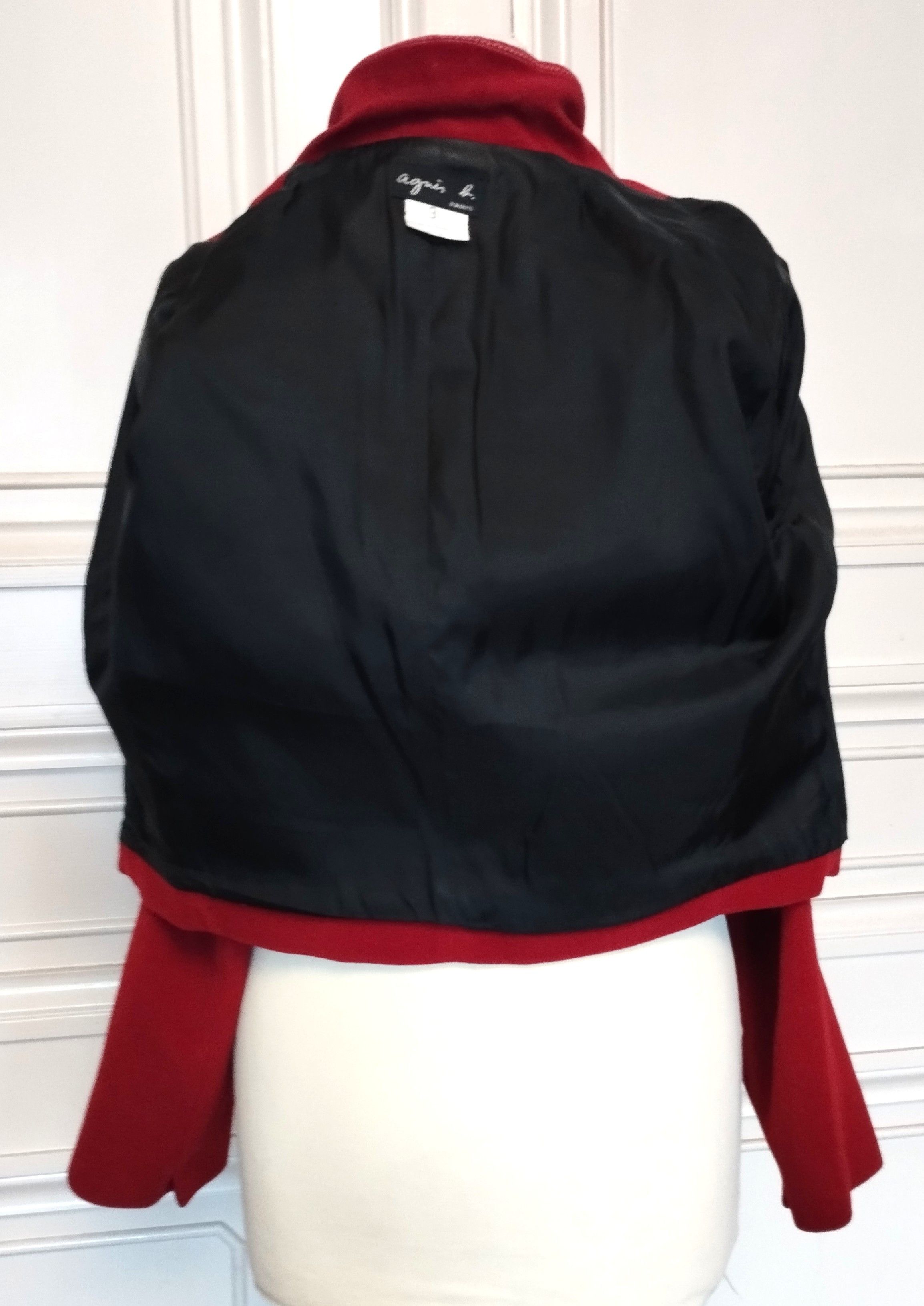agnes b. Agnès B Veste Couture Laine T3 OU TM/L Size L / US 10 / IT 46 - 7 Thumbnail