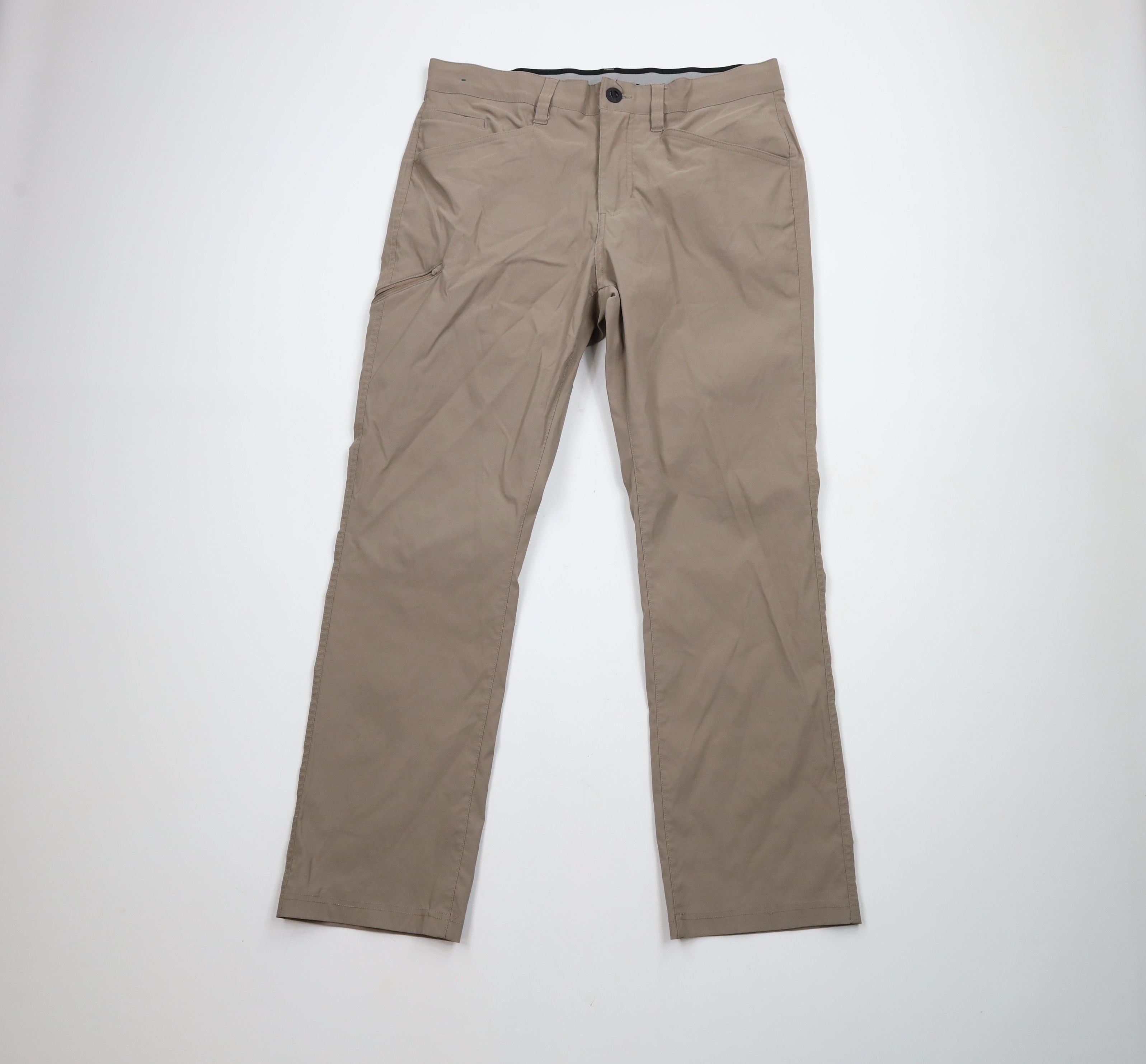 Orvis × Vintage Orvis Tech Stretch Outdoor Hiking Chino Pants Beige Size US 34 / EU 50 - 1 Thumbnail