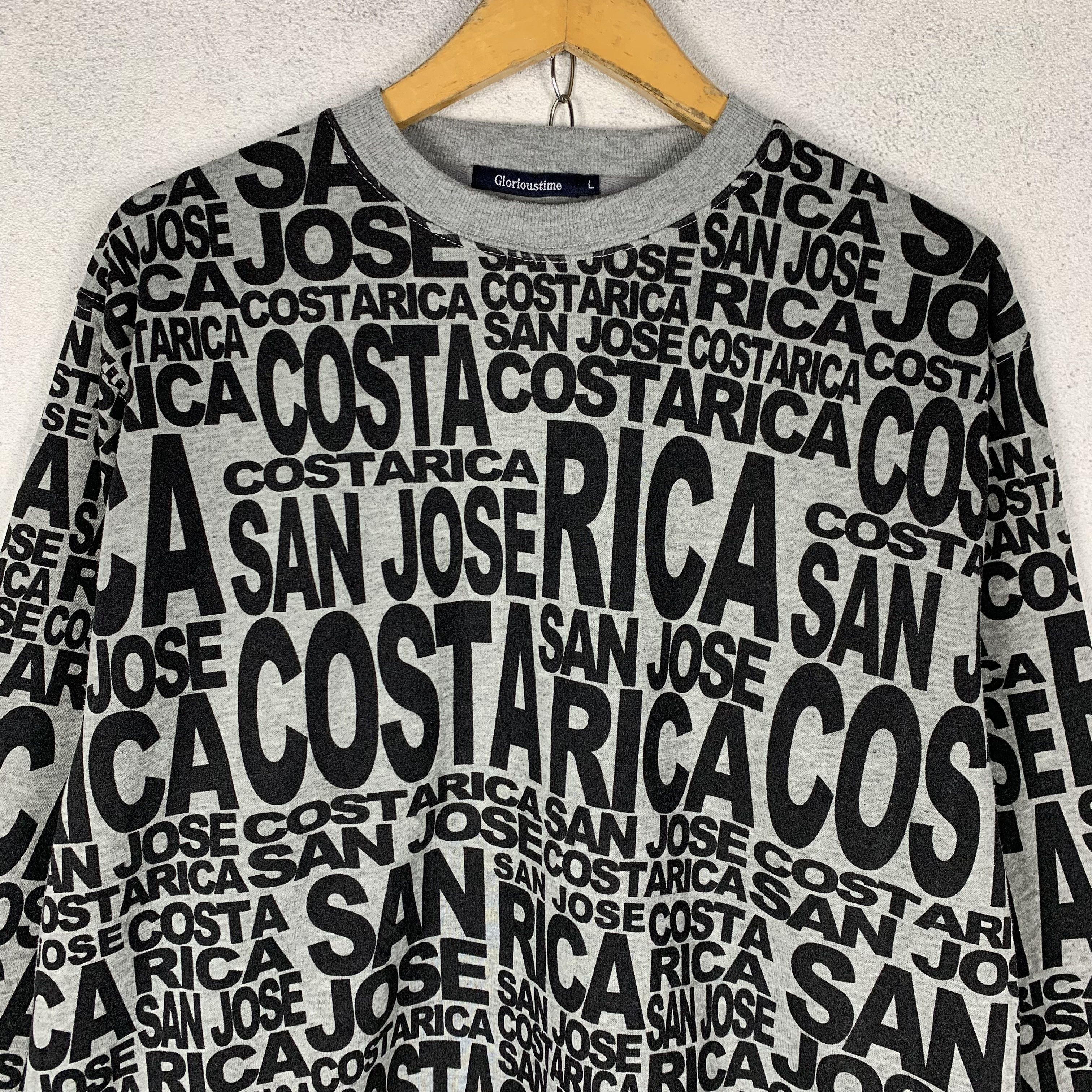Japanese Brand San Jose Costa Rica Over Print Sweatshirt Crewneck Size US L / EU 52-54 / 3 - 3 Thumbnail