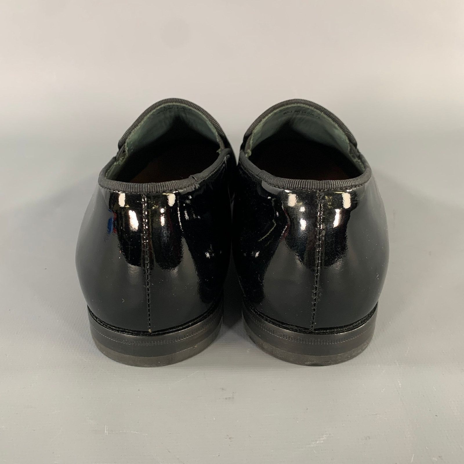 Lanvin LANVIN Size 6 Black Patent Leather Slip On Loafers Size US 6 / EU 39 - 3 Thumbnail