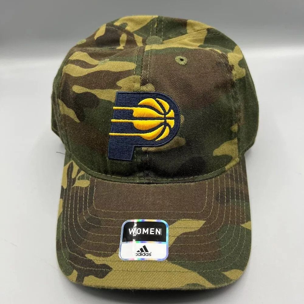 Adidas Indiana Pacers Hat Women Camouflage Adidas Strap Back Cap Size ONE SIZE - 1 Thumbnail