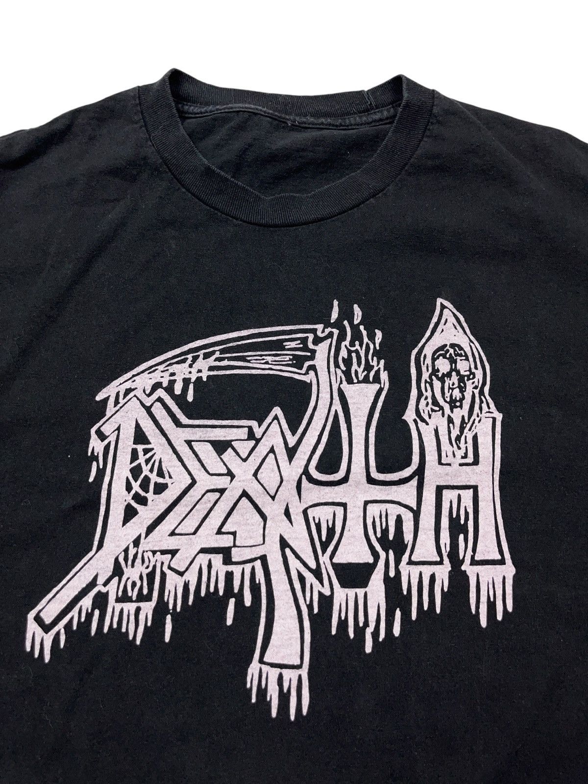 Band Tees Vintage 00s Death Band Logo T-shirt Slayer Obituary Coroner Size US L / EU 52-54 / 3 - 2 Thumbnail
