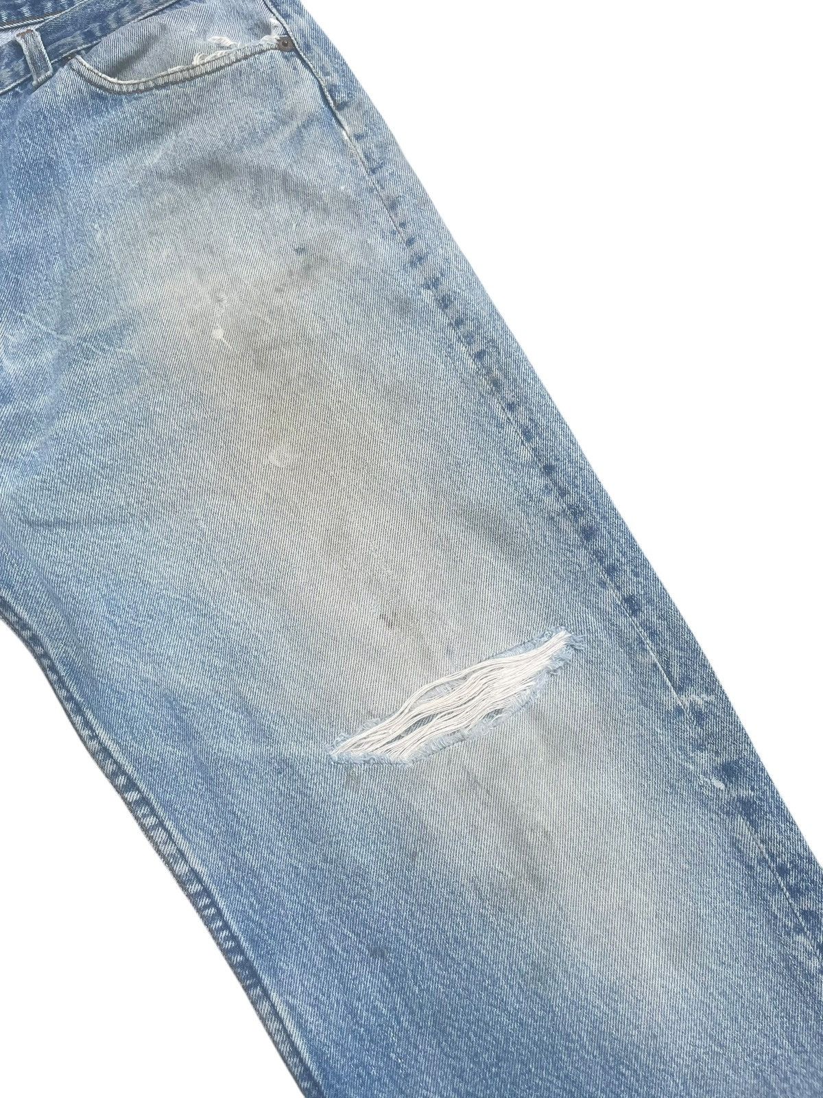 Levi's Vintage 1986 Levis 501 Single R Distresed Size US 38 / EU 54 - 3 Thumbnail