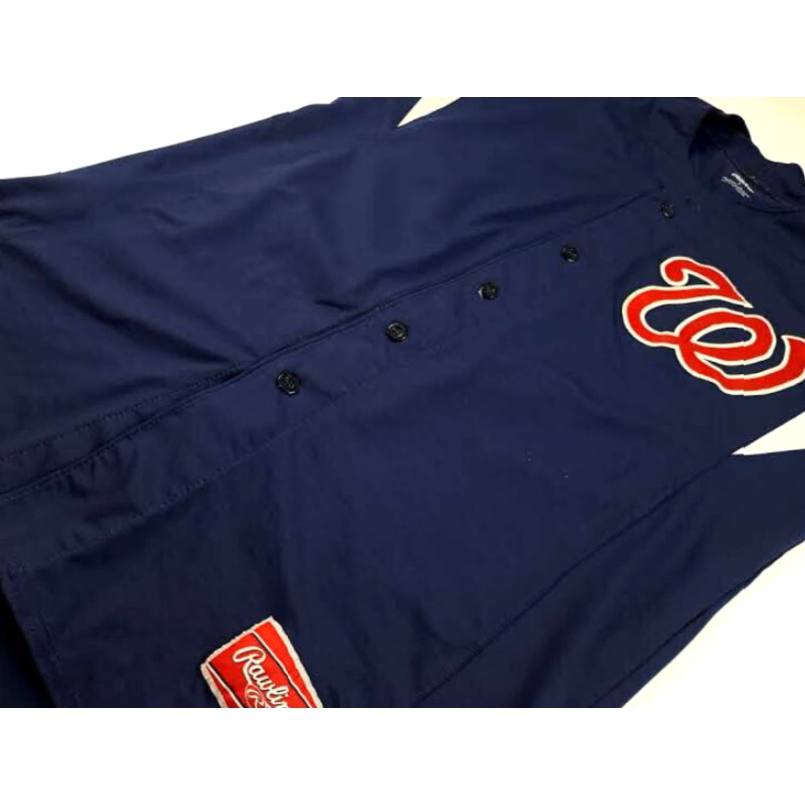Vintage VINTAGE Rawlings Washington Senators Baseball Sweatshirt Shirt Blue LG Stitched #26 Men Pullover Baseball Theme Womens? Size US L / EU 52-54 / 3 - 4 Thumbnail