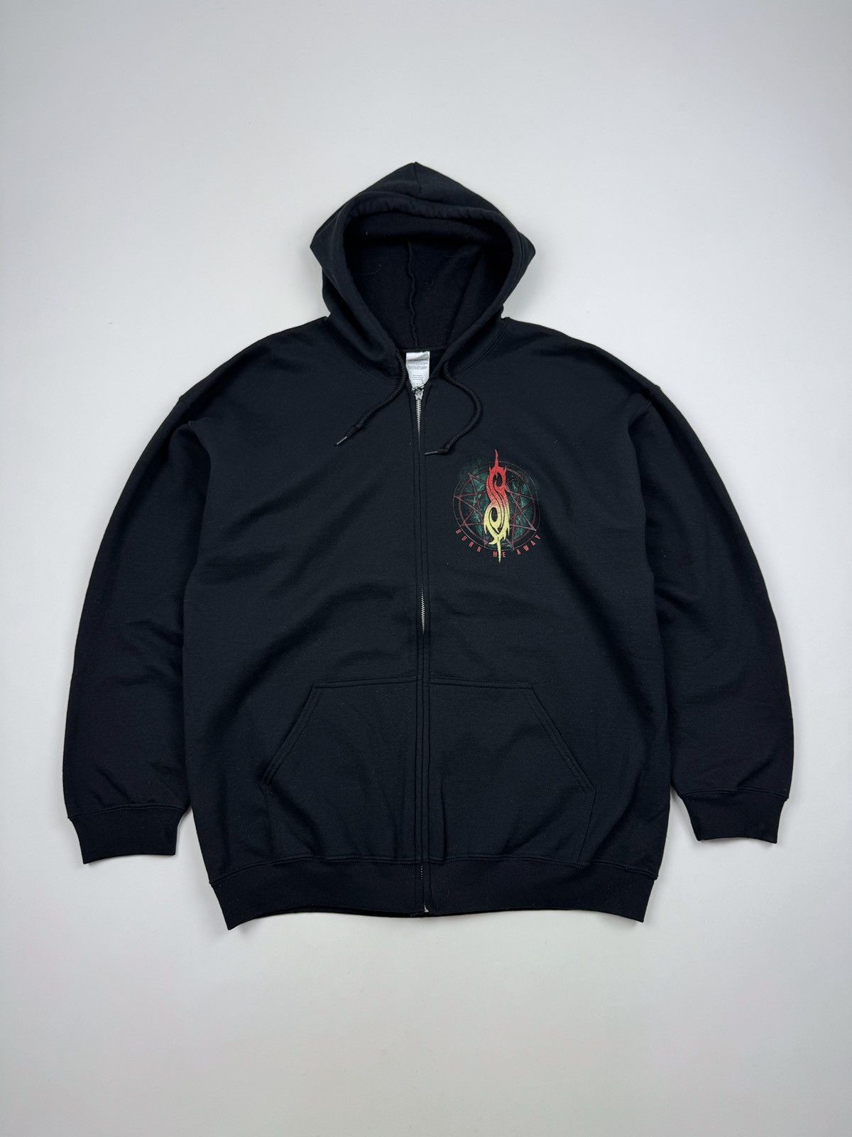 Band Tees 2018 Slipknot Burn Me Away Full Zip Hoodie Size US XL / EU 56 / 4 - 8 Thumbnail