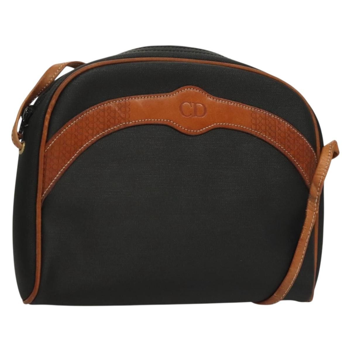 Dior DIOR Shoulder Bag Leather Pvc Black Brown Size ONE SIZE - 1 Thumbnail