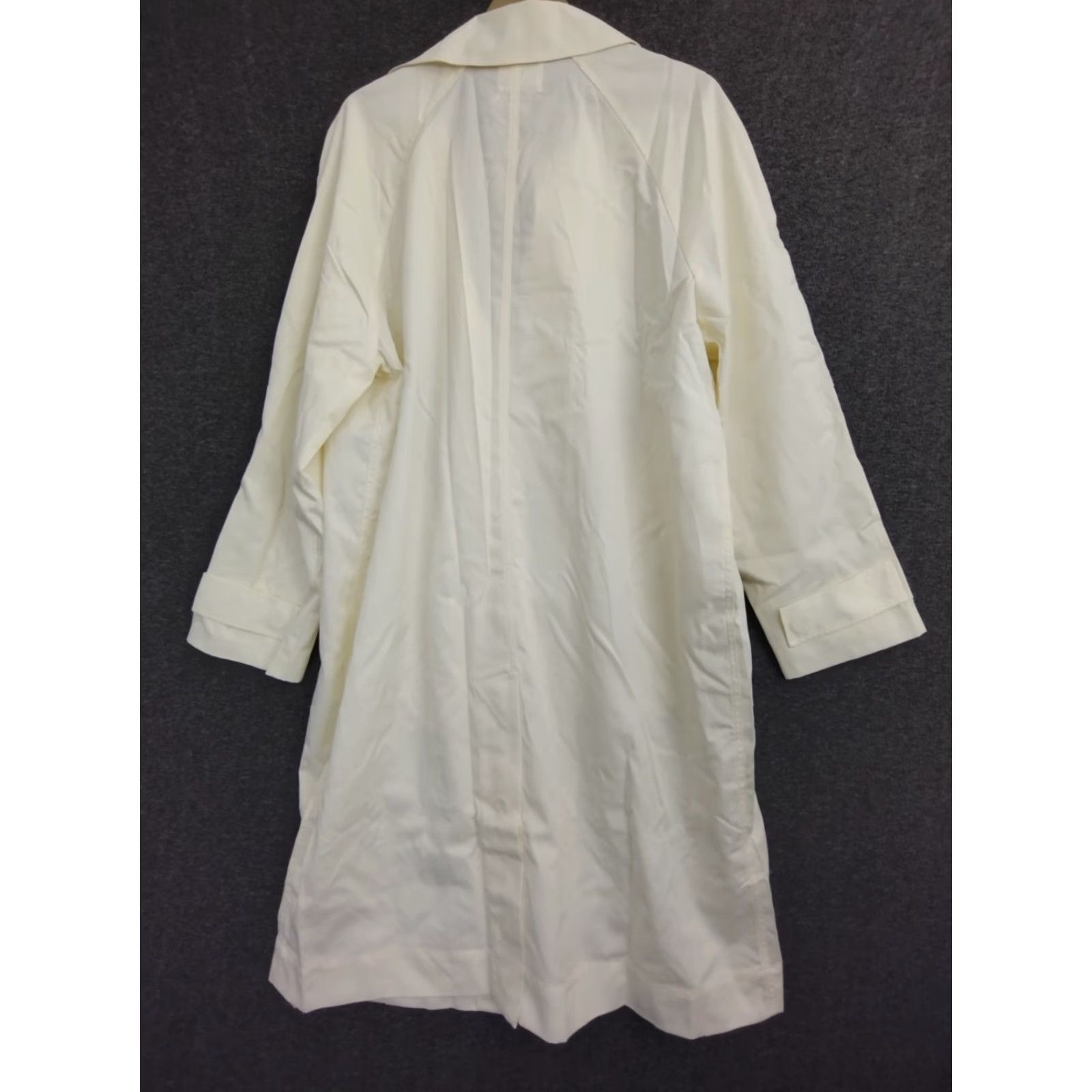 Vintage Stylus Trench Coat Men M Ivory Lightweight Pockets Button Size US M / EU 48-50 / 2 - 2 Thumbnail
