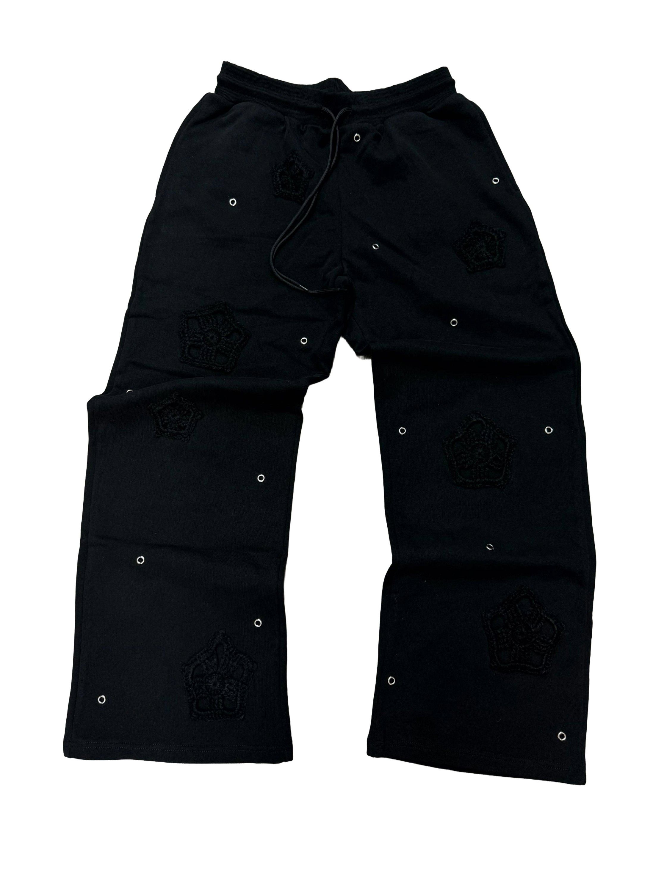 Other Arkyve Phantom Patch Crochet Black Sweats Size US 32 / EU 48 - 1 Thumbnail