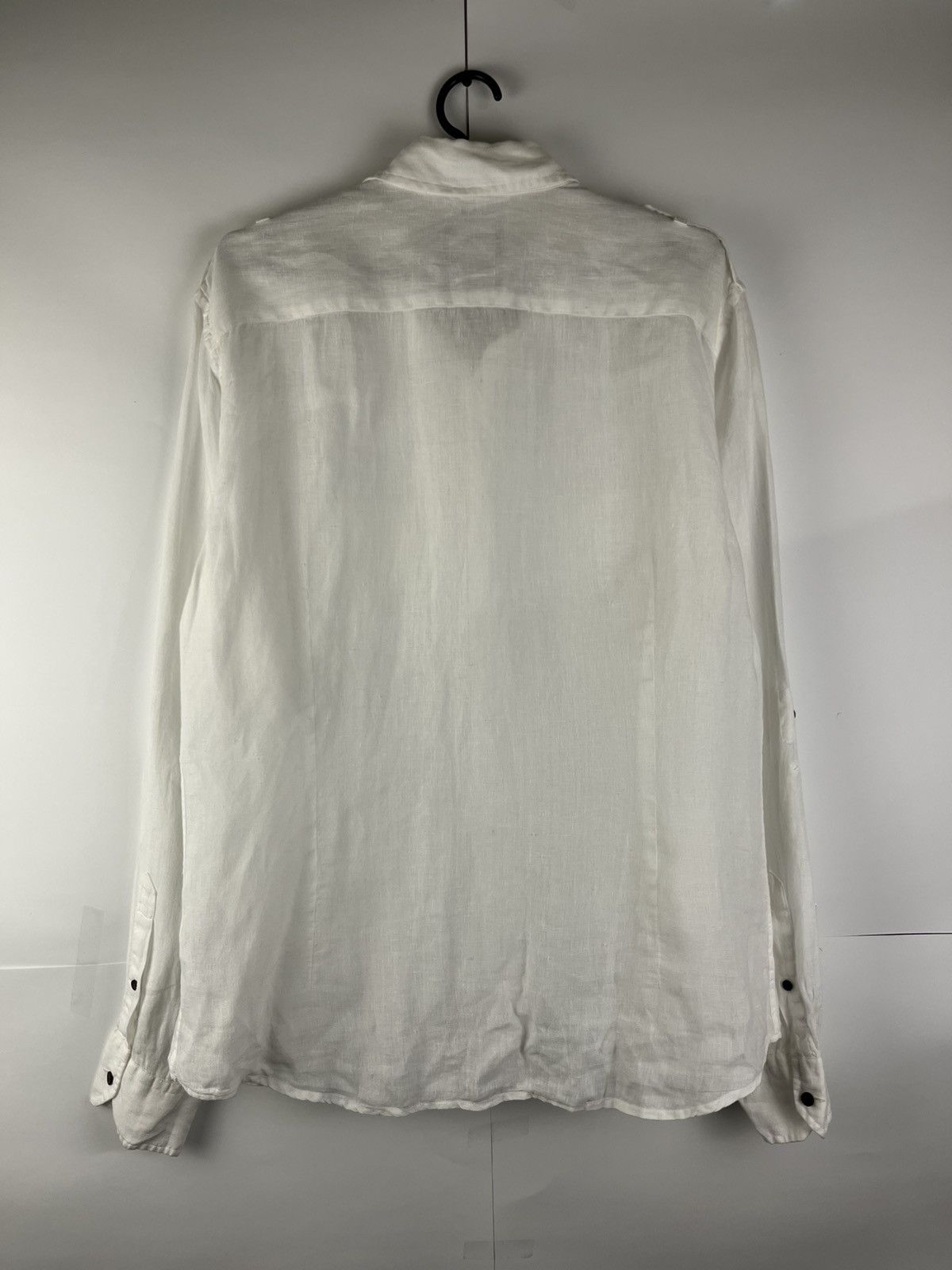 Hackett Hackett Luxury Linen Long Sleeve Shirt Button Up Size US L / EU 52-54 / 3 - 7 Thumbnail